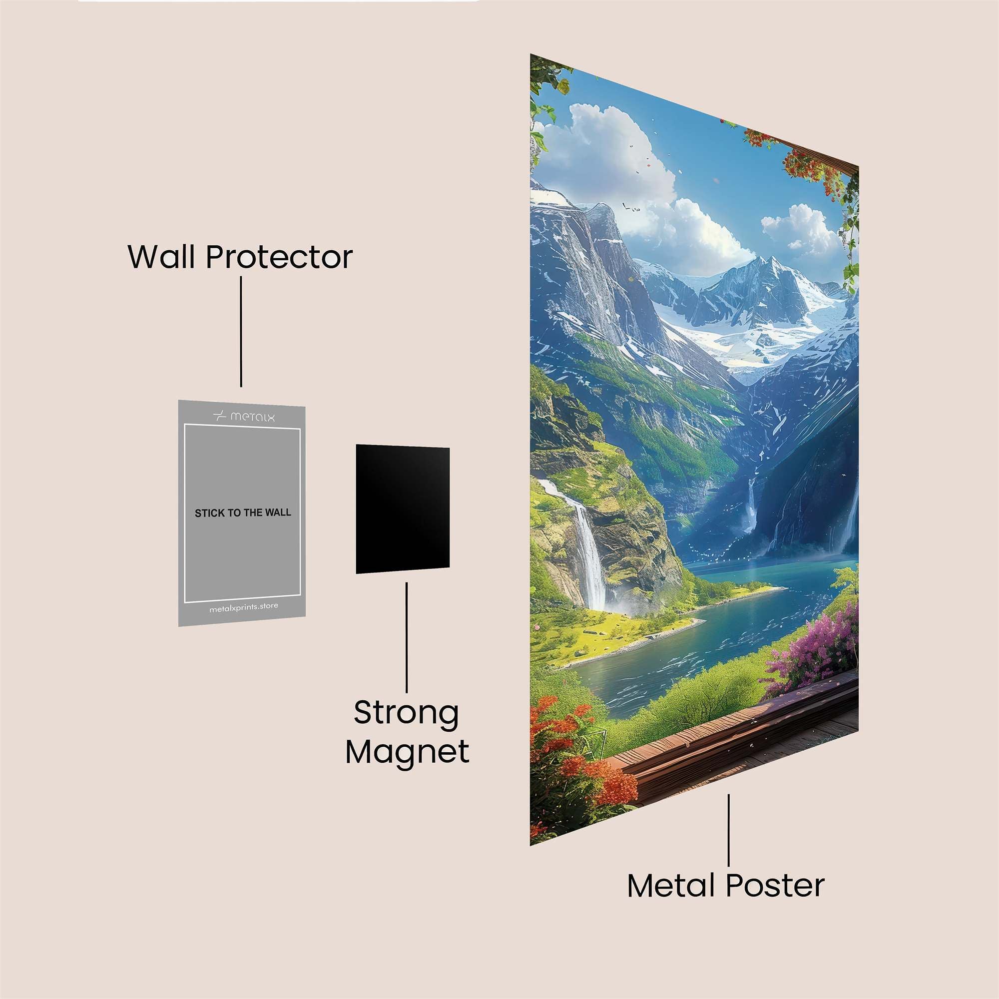 Alpine Bliss Safe Wall Magnetic / M