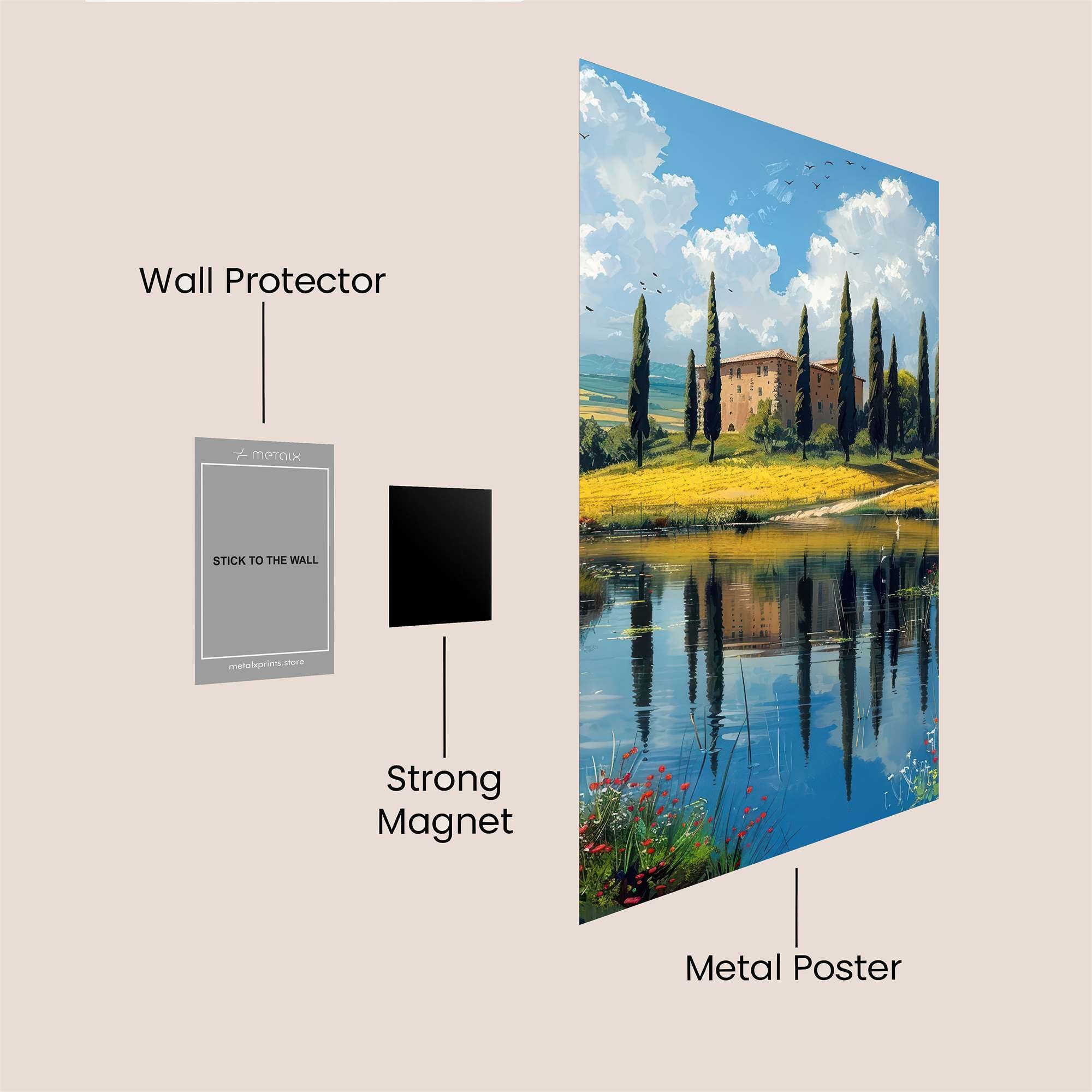 Villa Serenity Safe Wall Magnetic / M