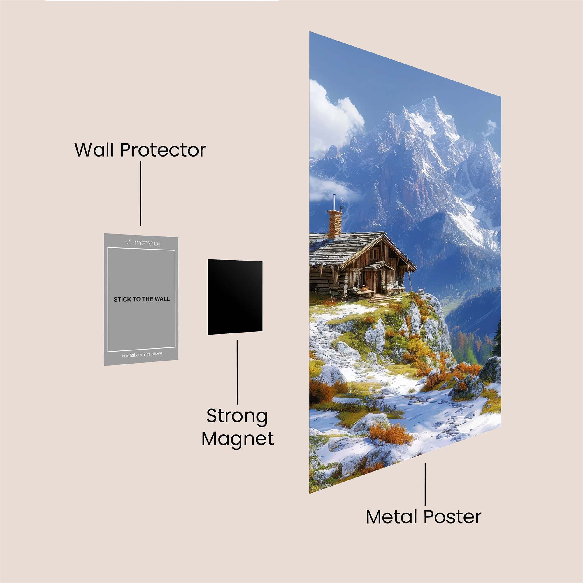 Alpine Serenity Safe Wall Magnetic / M