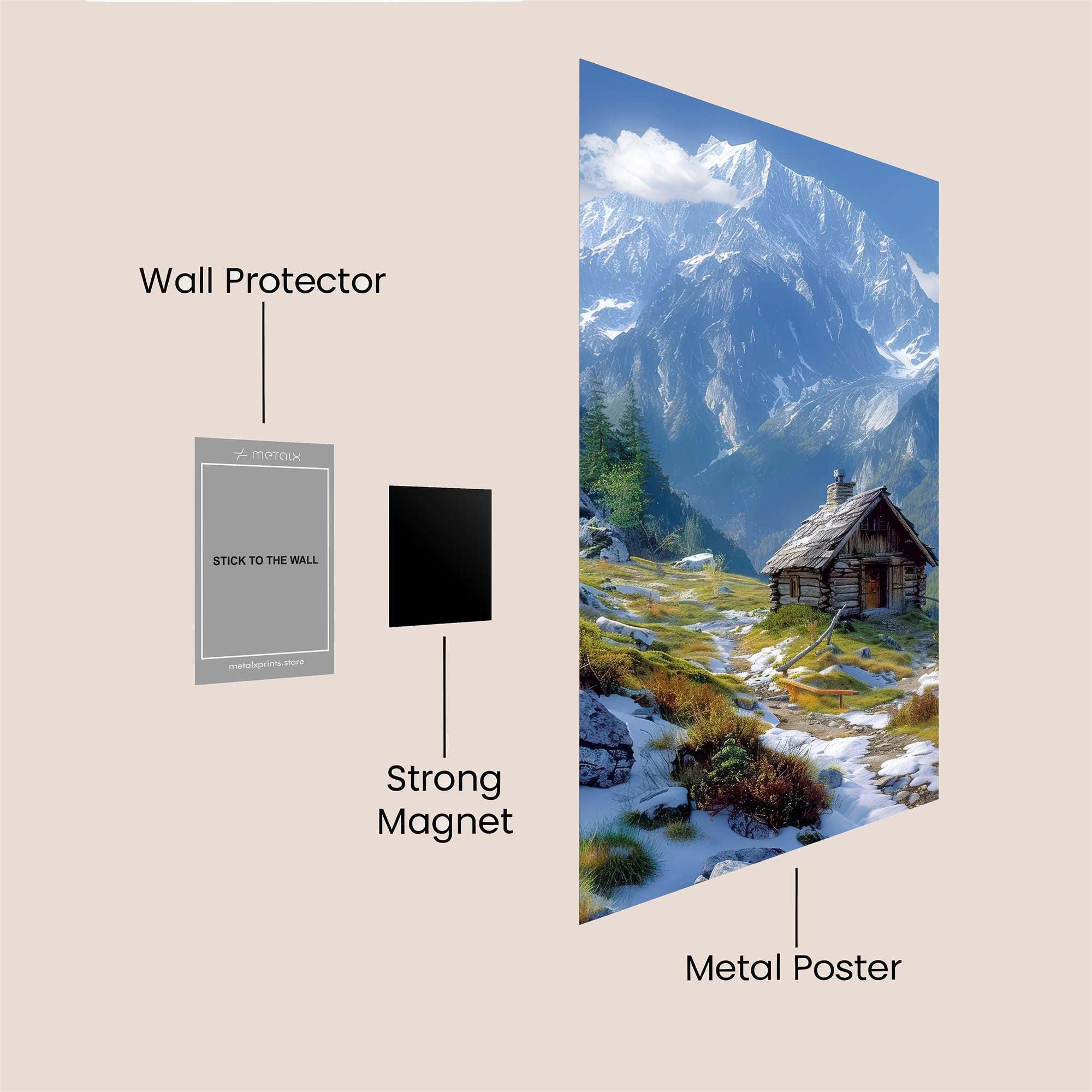 Alpine Serenity Safe Wall Magnetic / M