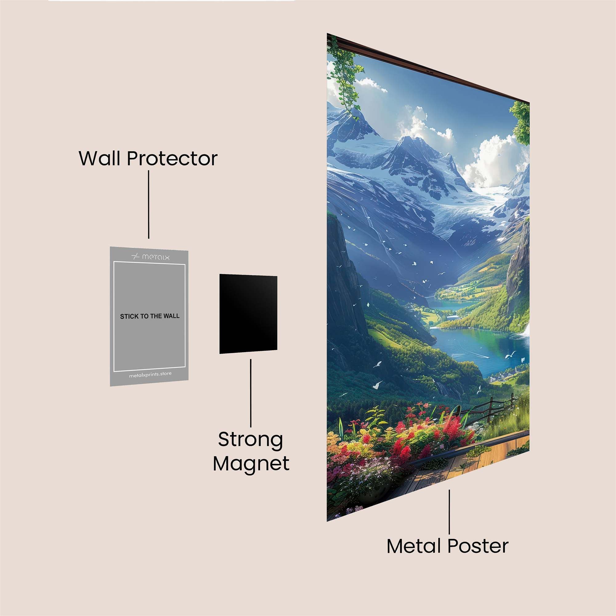 Alpine Bliss Safe Wall Magnetic / M