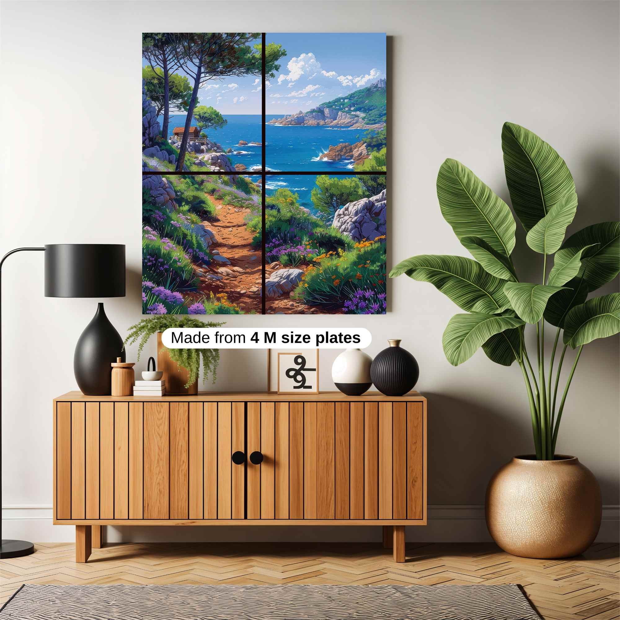 Mediterranean Serenity Safe Wall Magnetic / M