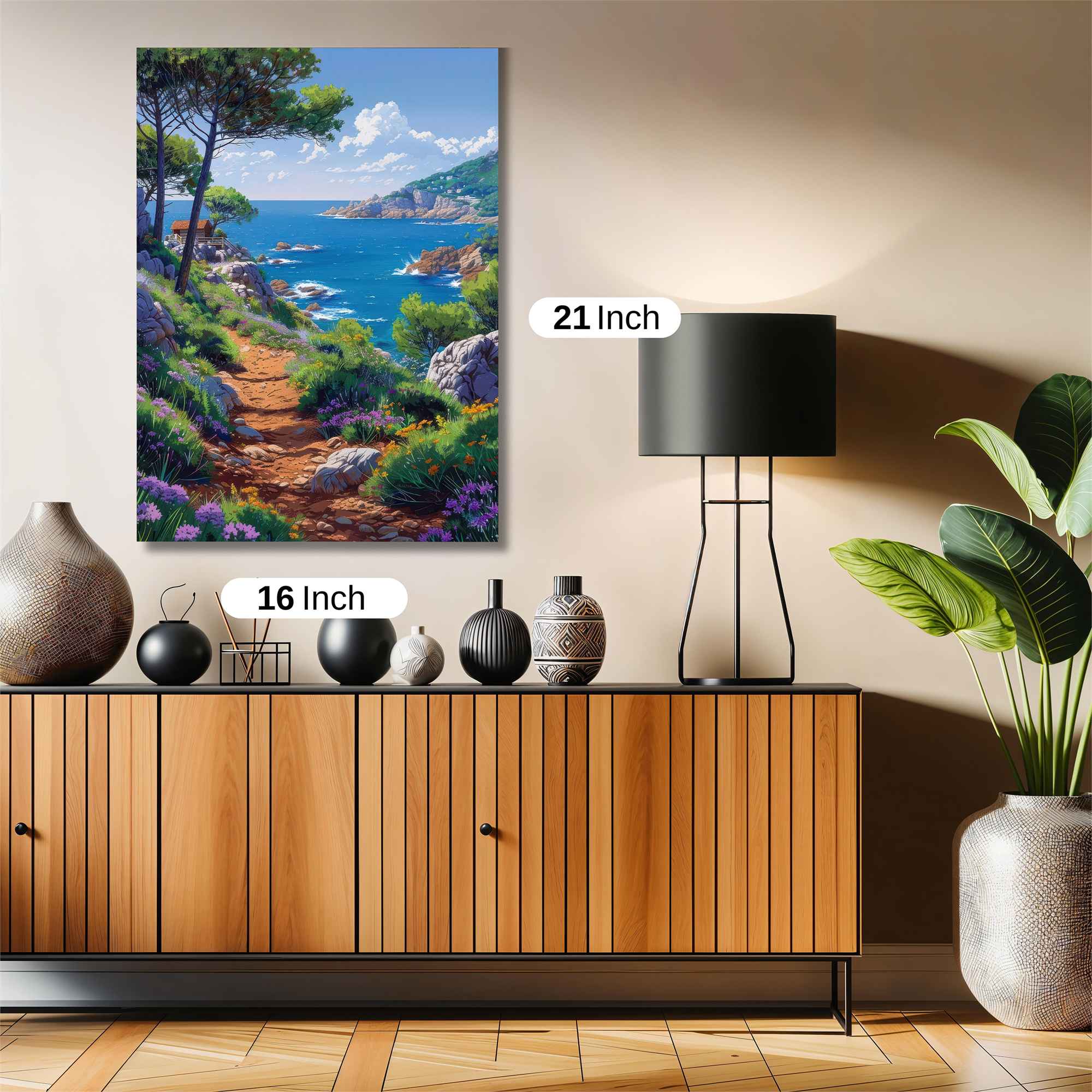 Mediterranean Serenity Safe Wall Magnetic / M