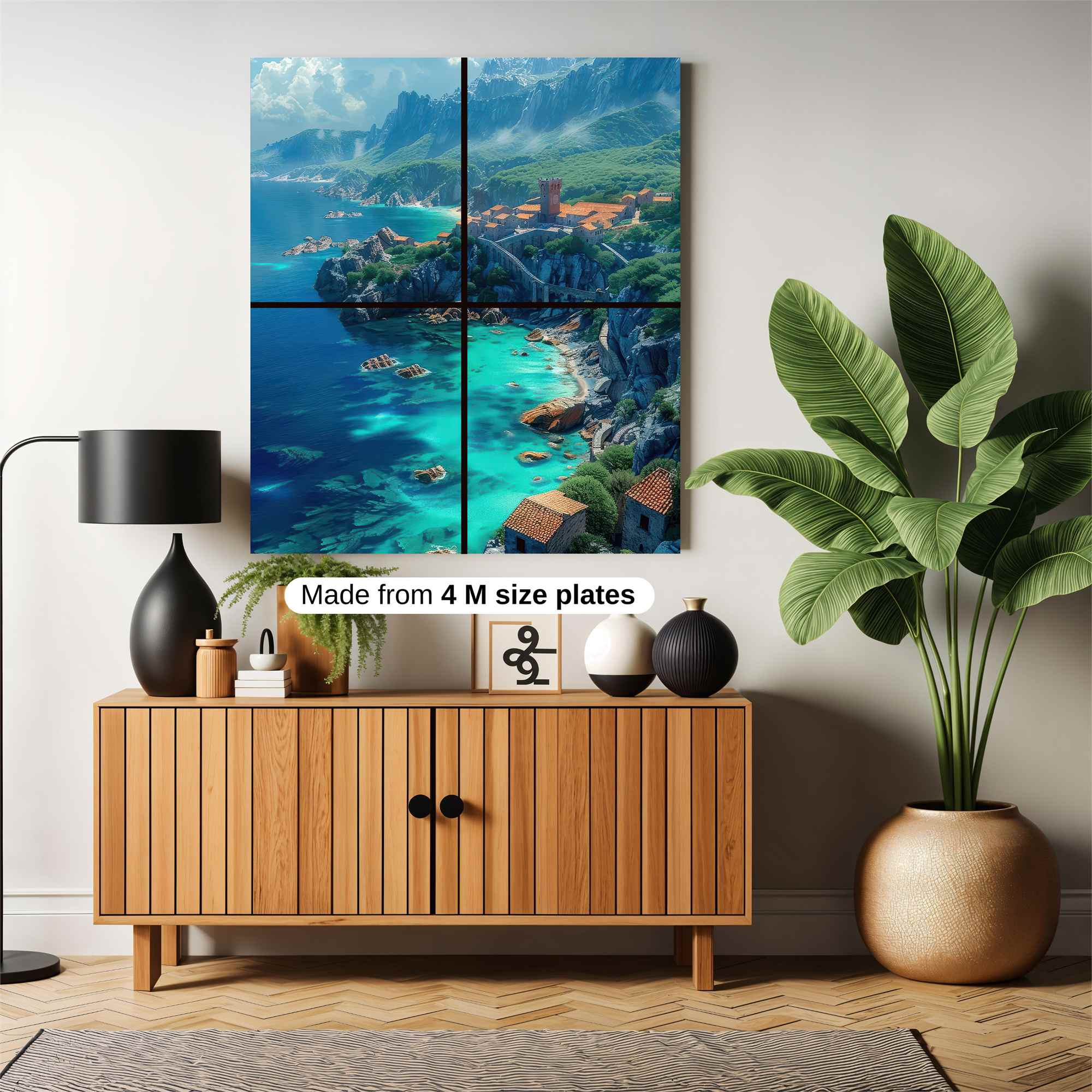 Coastal Serenity Safe Wall Magnetic / M