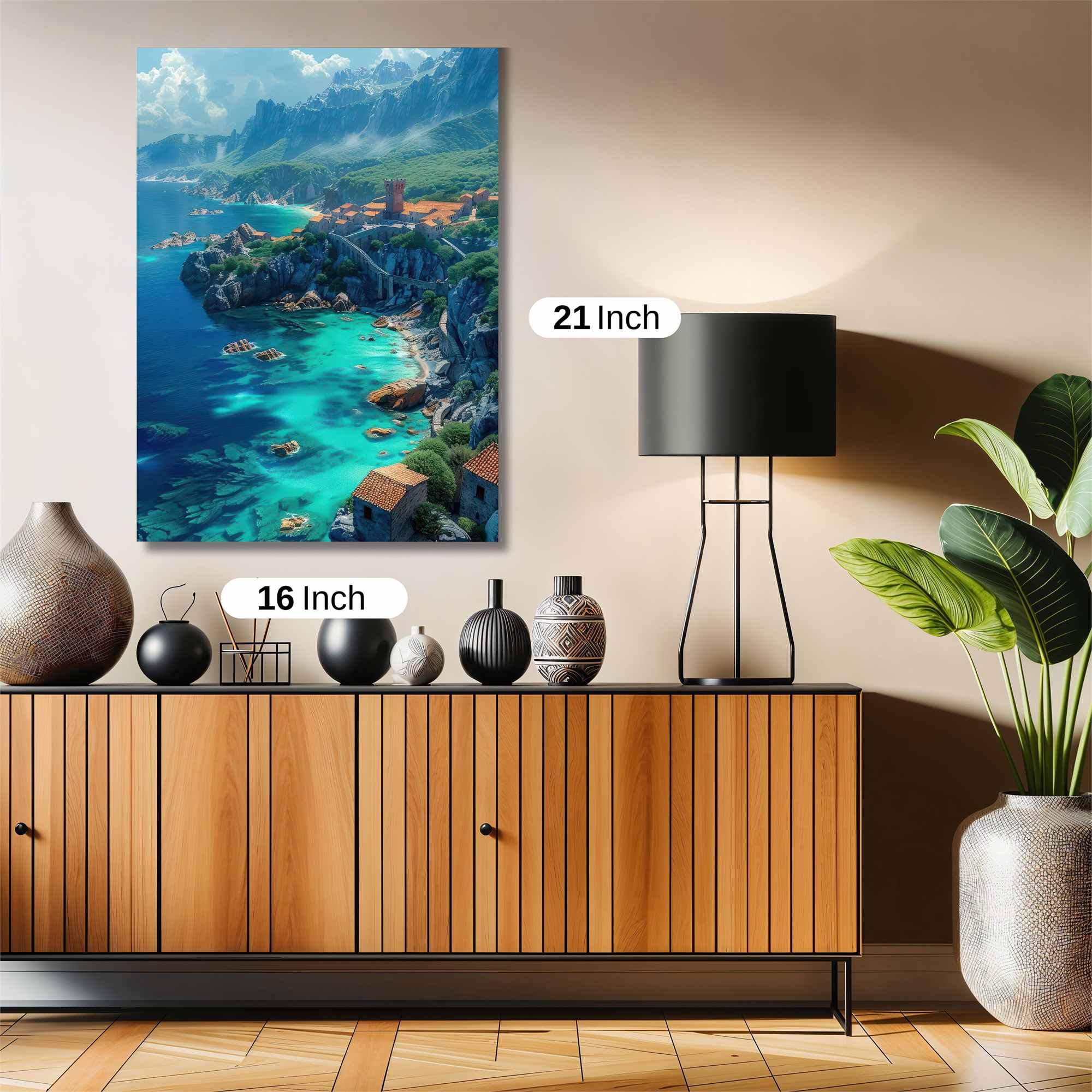 Coastal Serenity Safe Wall Magnetic / M