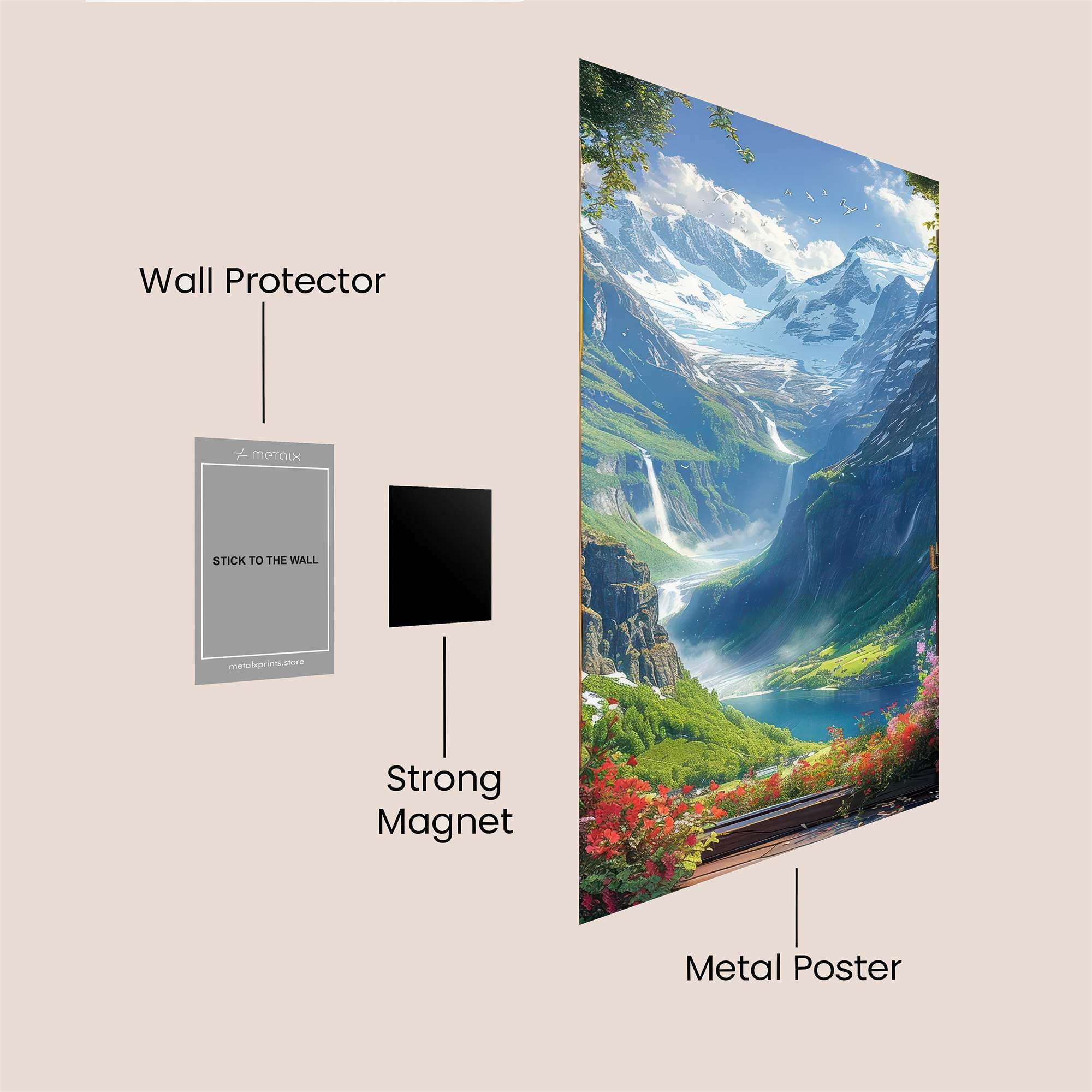 Alpine Serenity Safe Wall Magnetic / M
