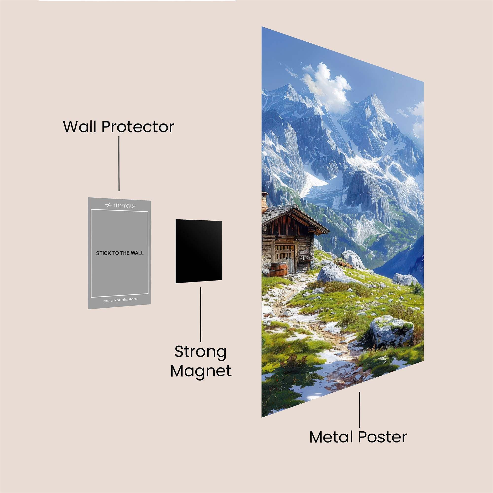 Alpine Serenity Safe Wall Magnetic / M