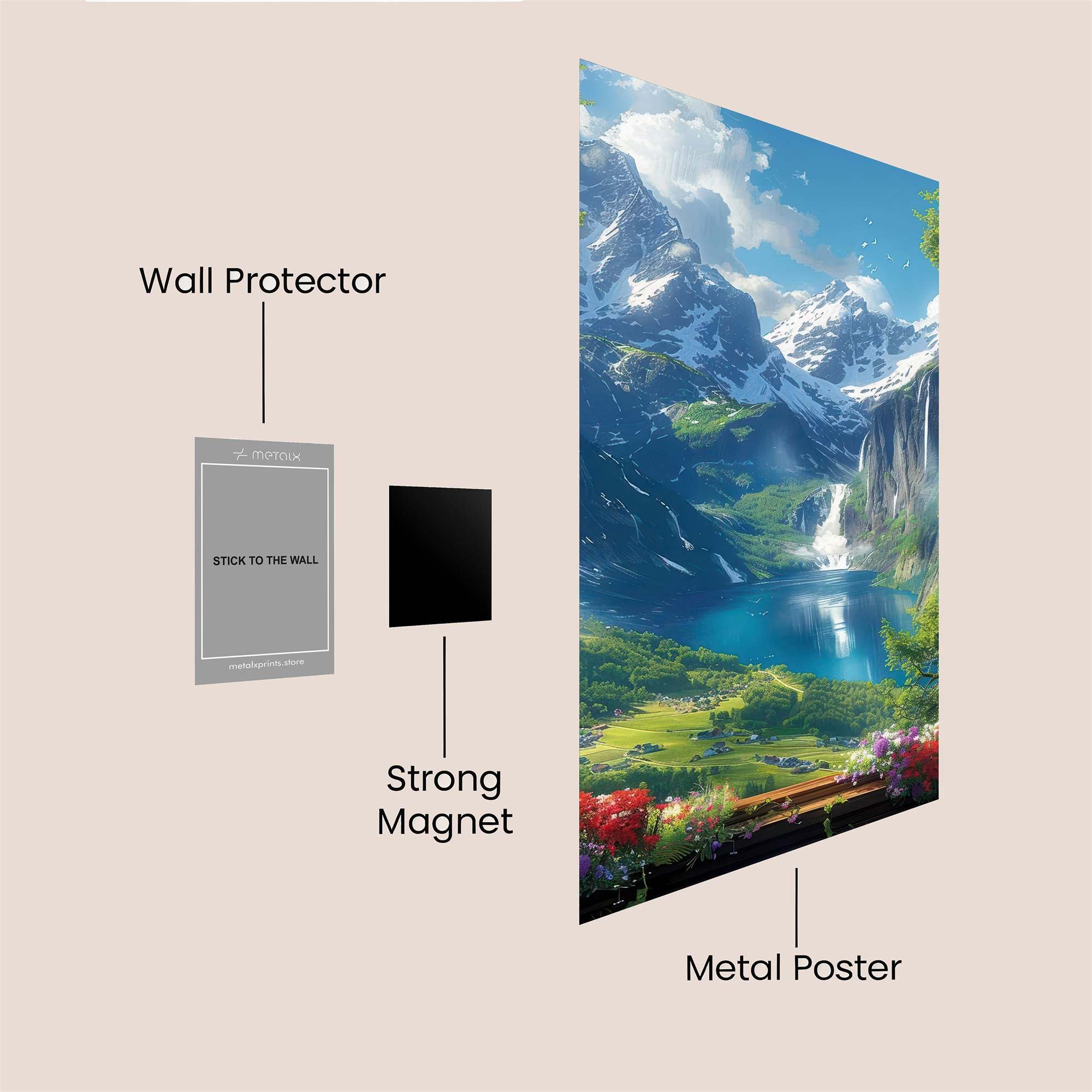 Alpine Serenity Safe Wall Magnetic / M