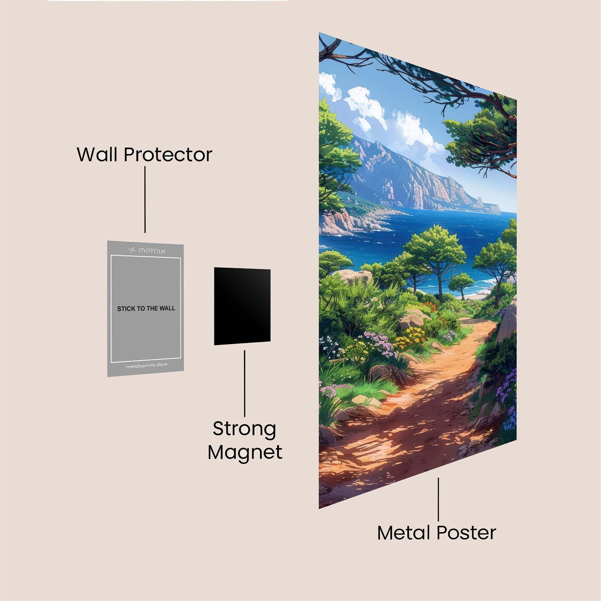 Nature's Bliss Safe Wall Magnetic / M