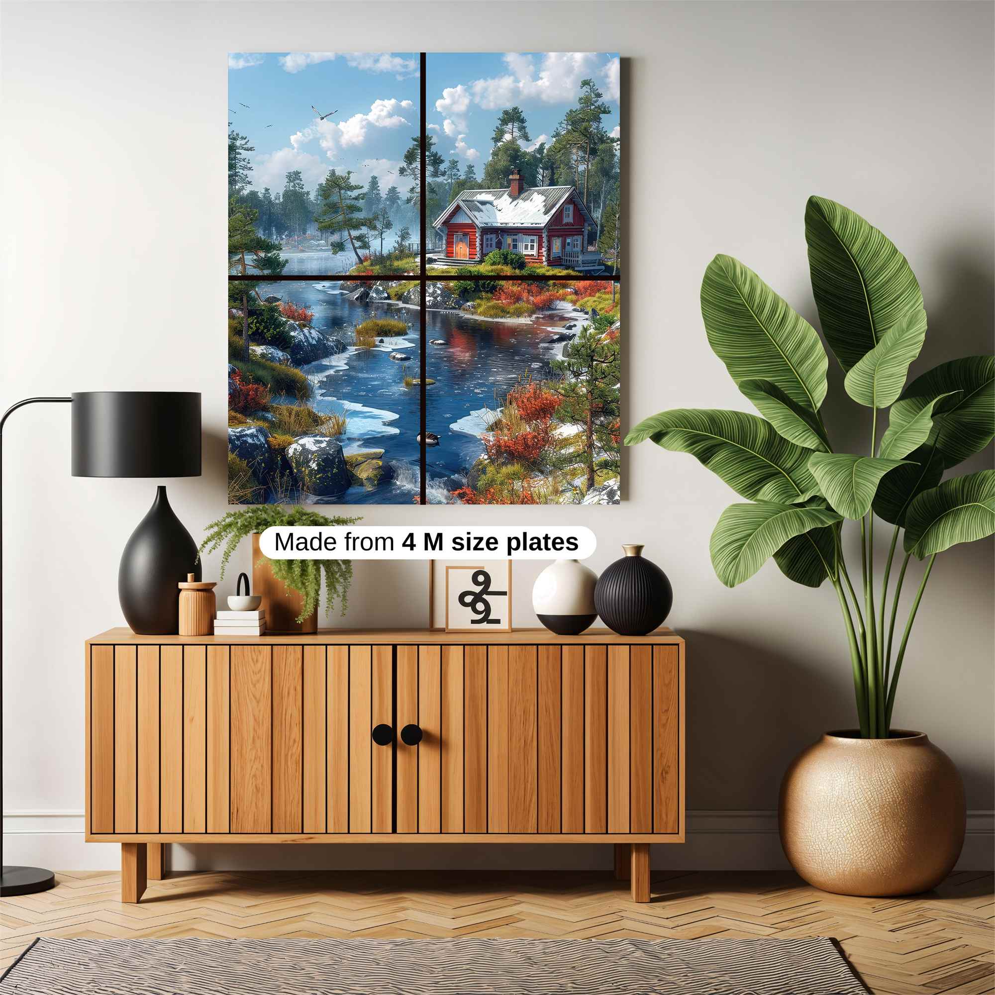 Cabin Tranquil Safe Wall Magnetic / M