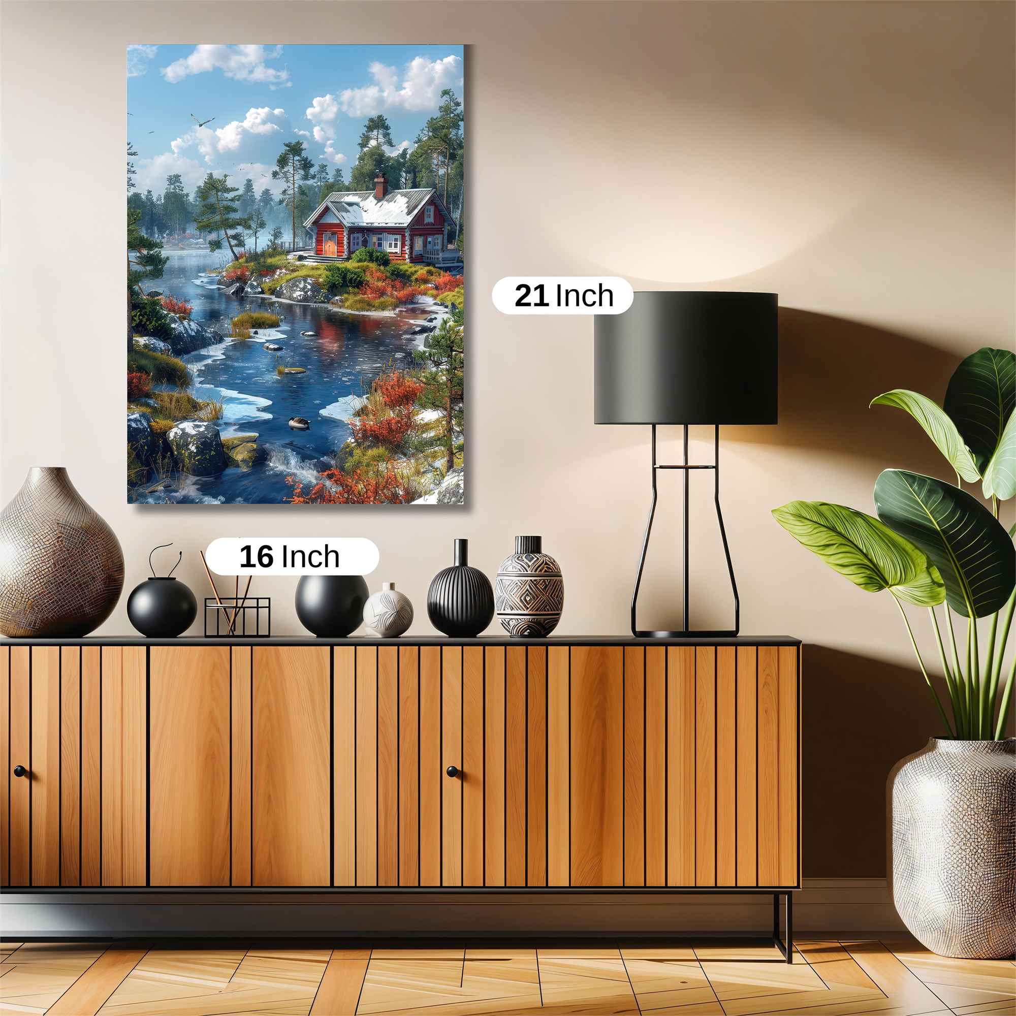 Cabin Tranquil Safe Wall Magnetic / M