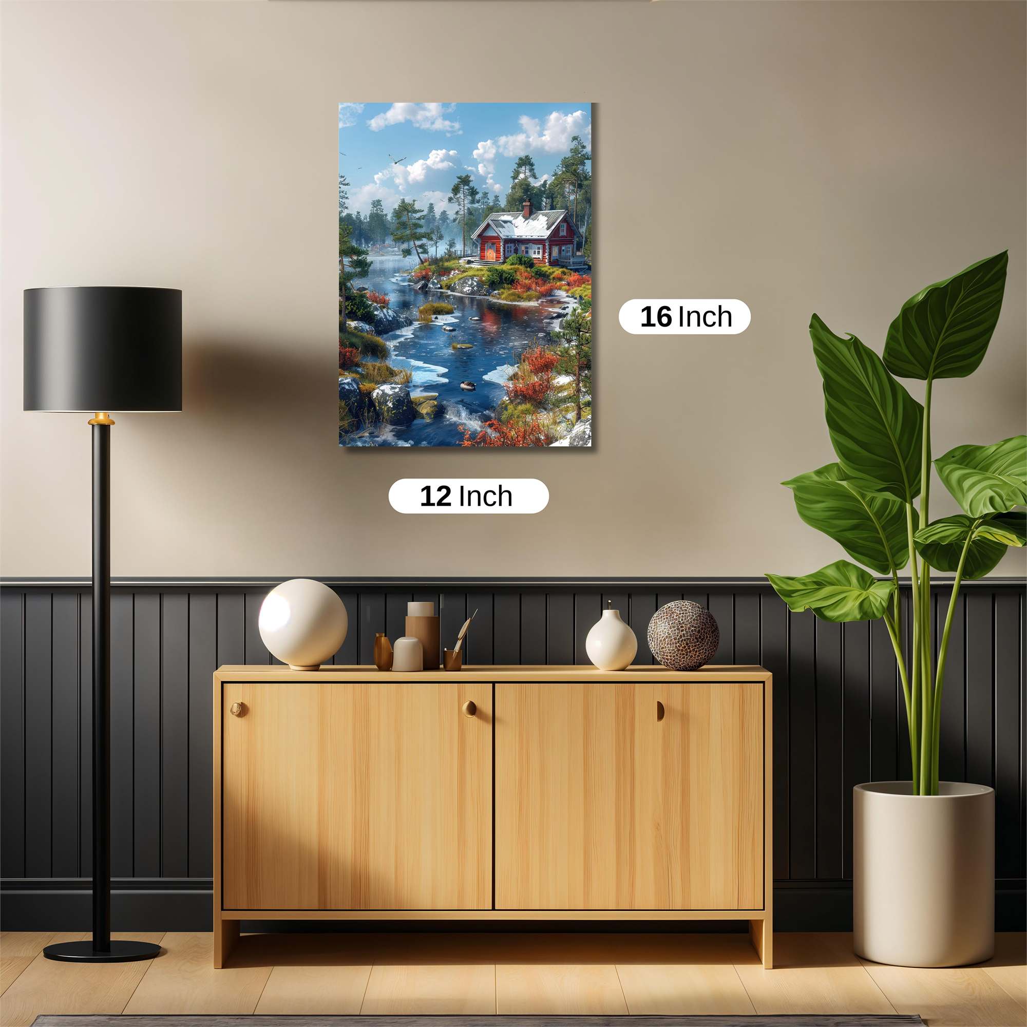 Cabin Tranquil Safe Wall Magnetic / M