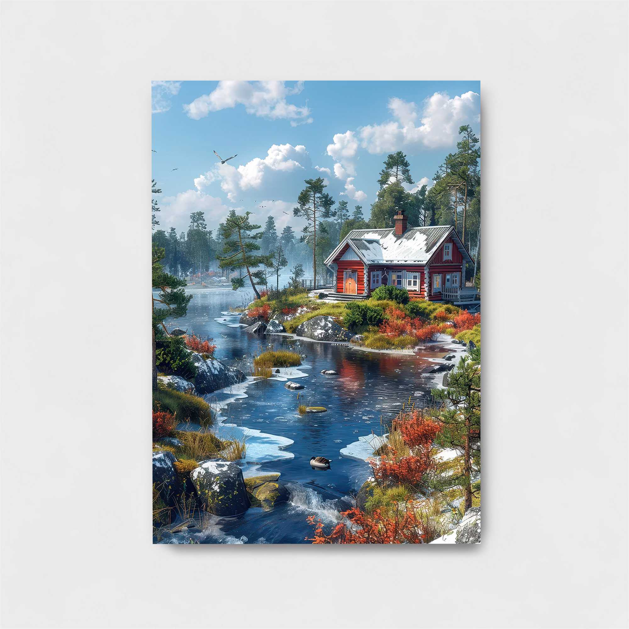 Cabin Tranquil Safe Wall Magnetic / M