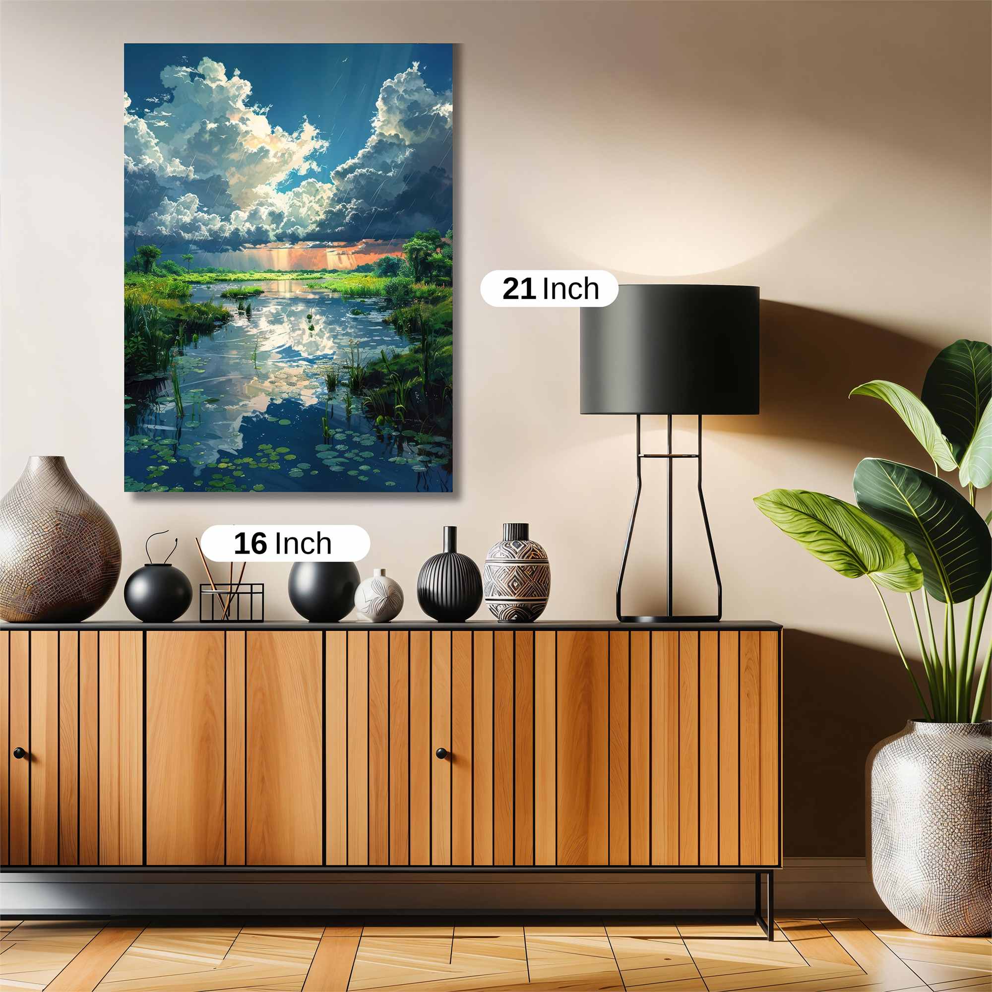 Sunset Serenity Safe Wall Magnetic / M