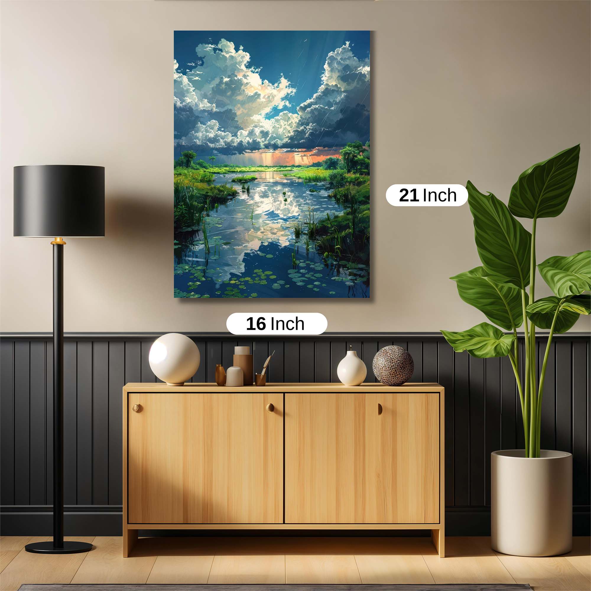 Sunset Serenity Safe Wall Magnetic / M