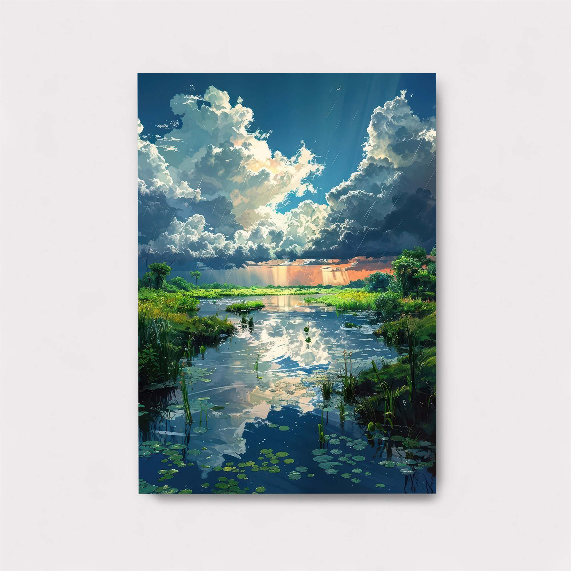 Sunset Serenity Safe Wall Magnetic / M