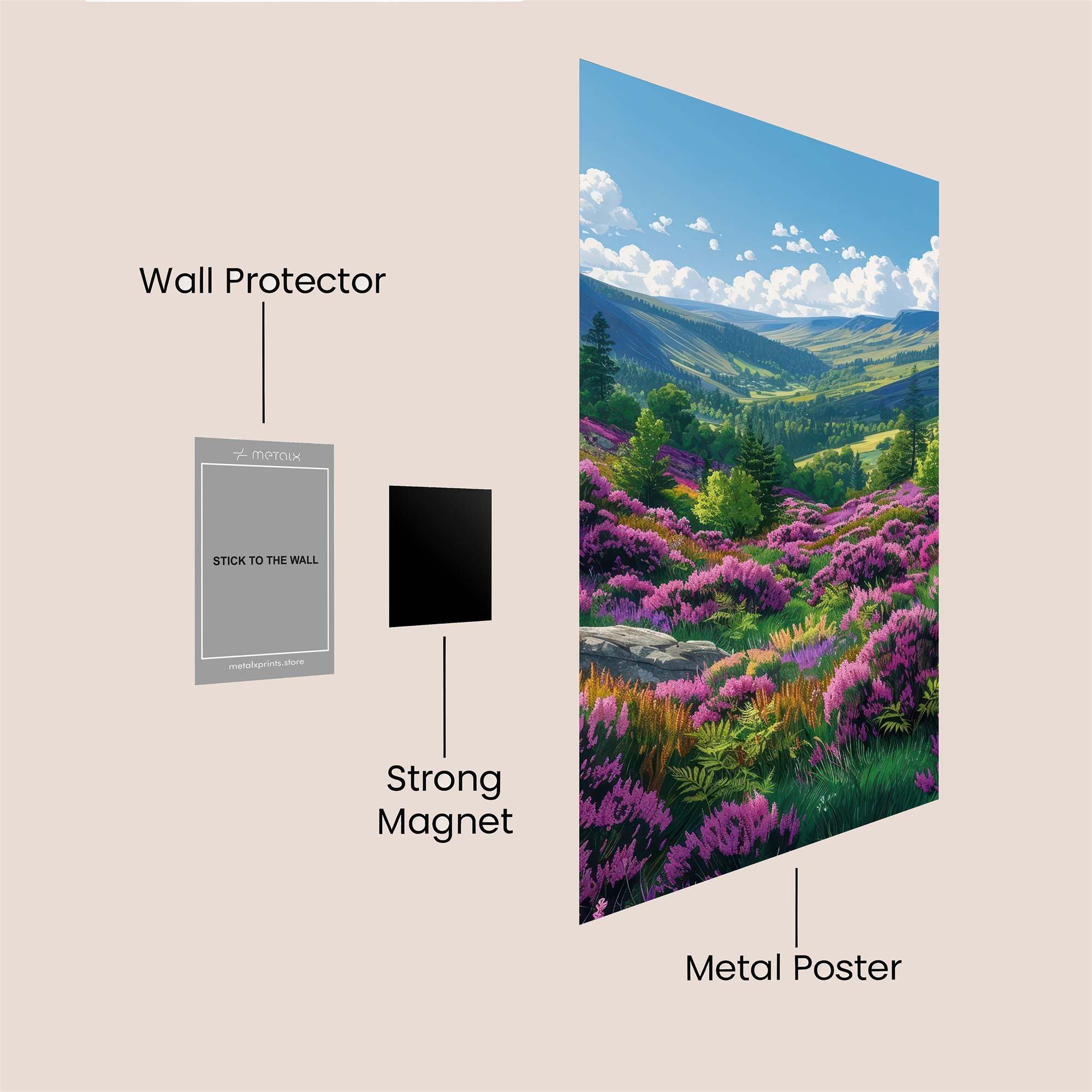 Valley Bliss Safe Wall Magnetic / M