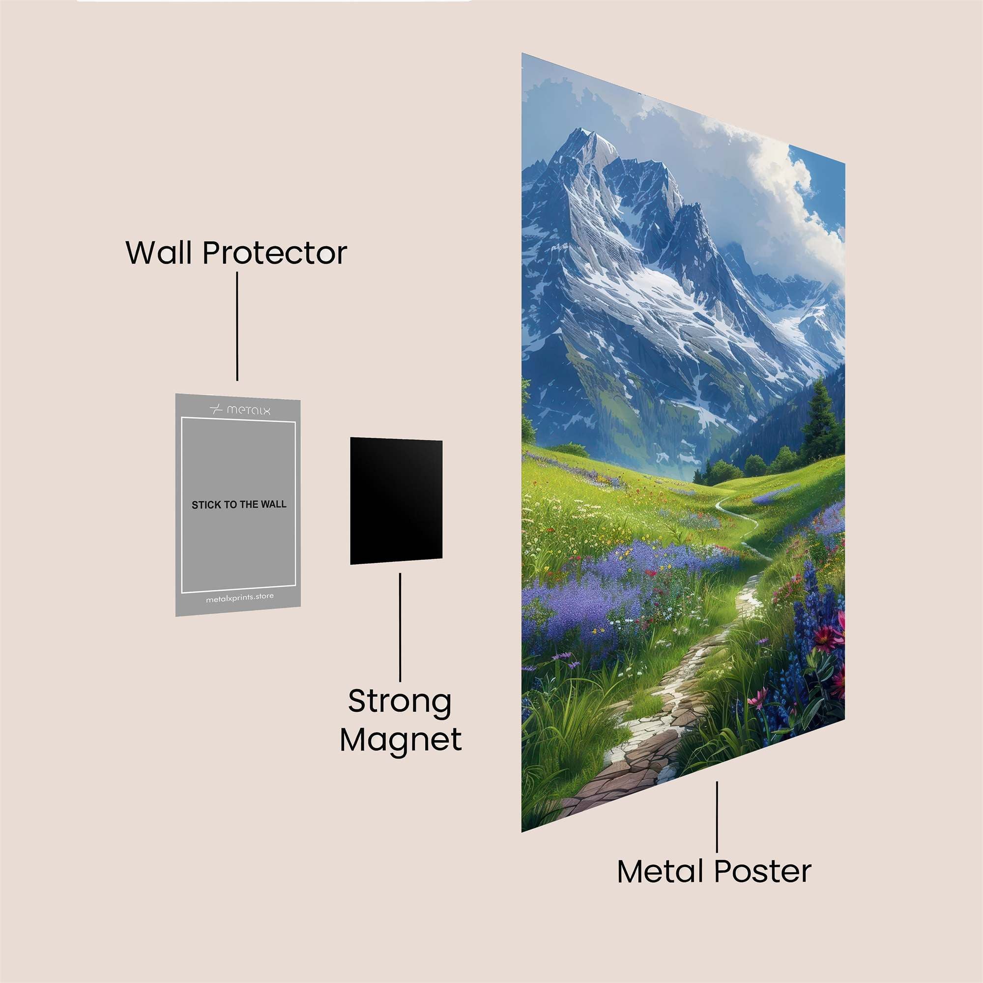 Alpine Serenity Safe Wall Magnetic / M