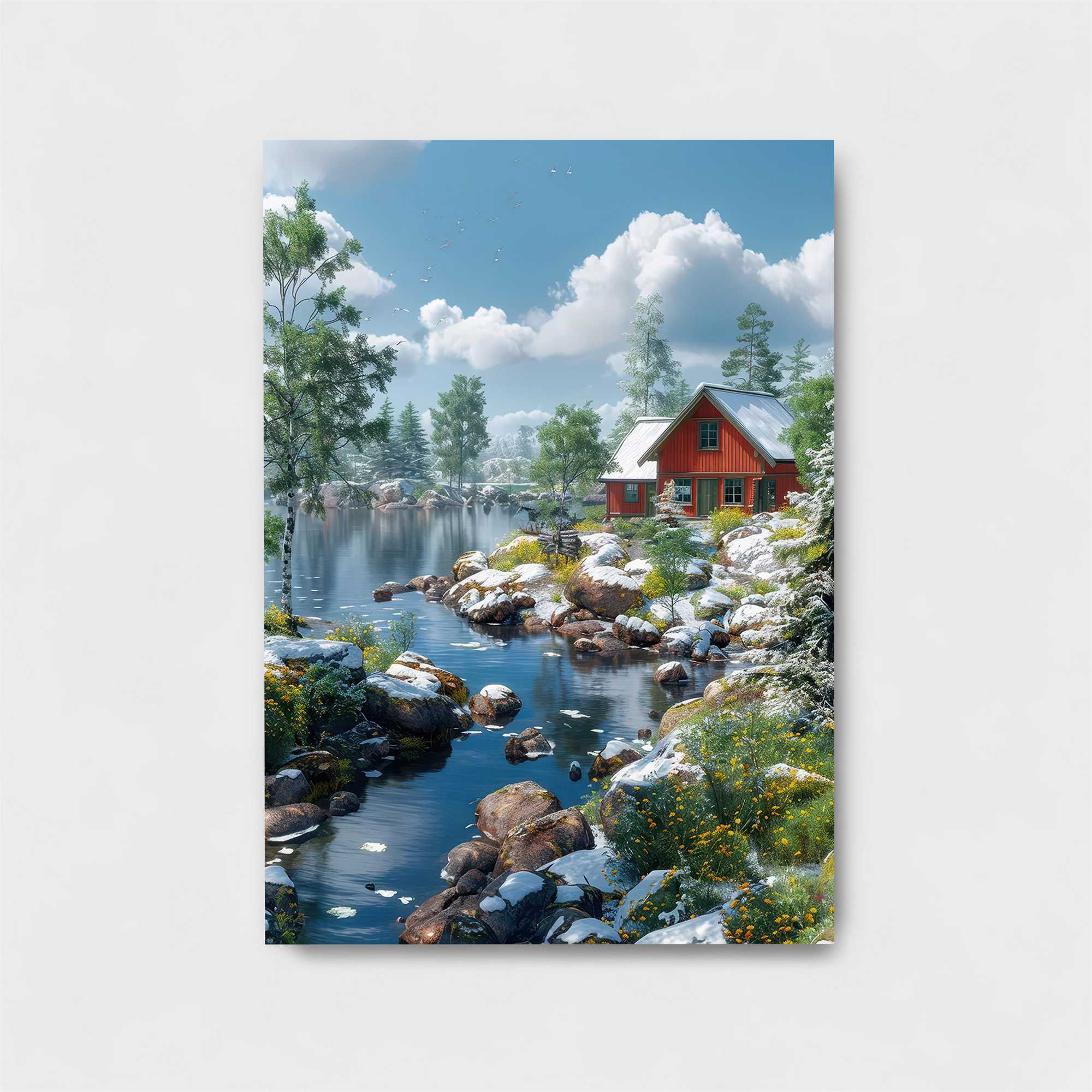 Cabin Serenity Safe Wall Magnetic / M