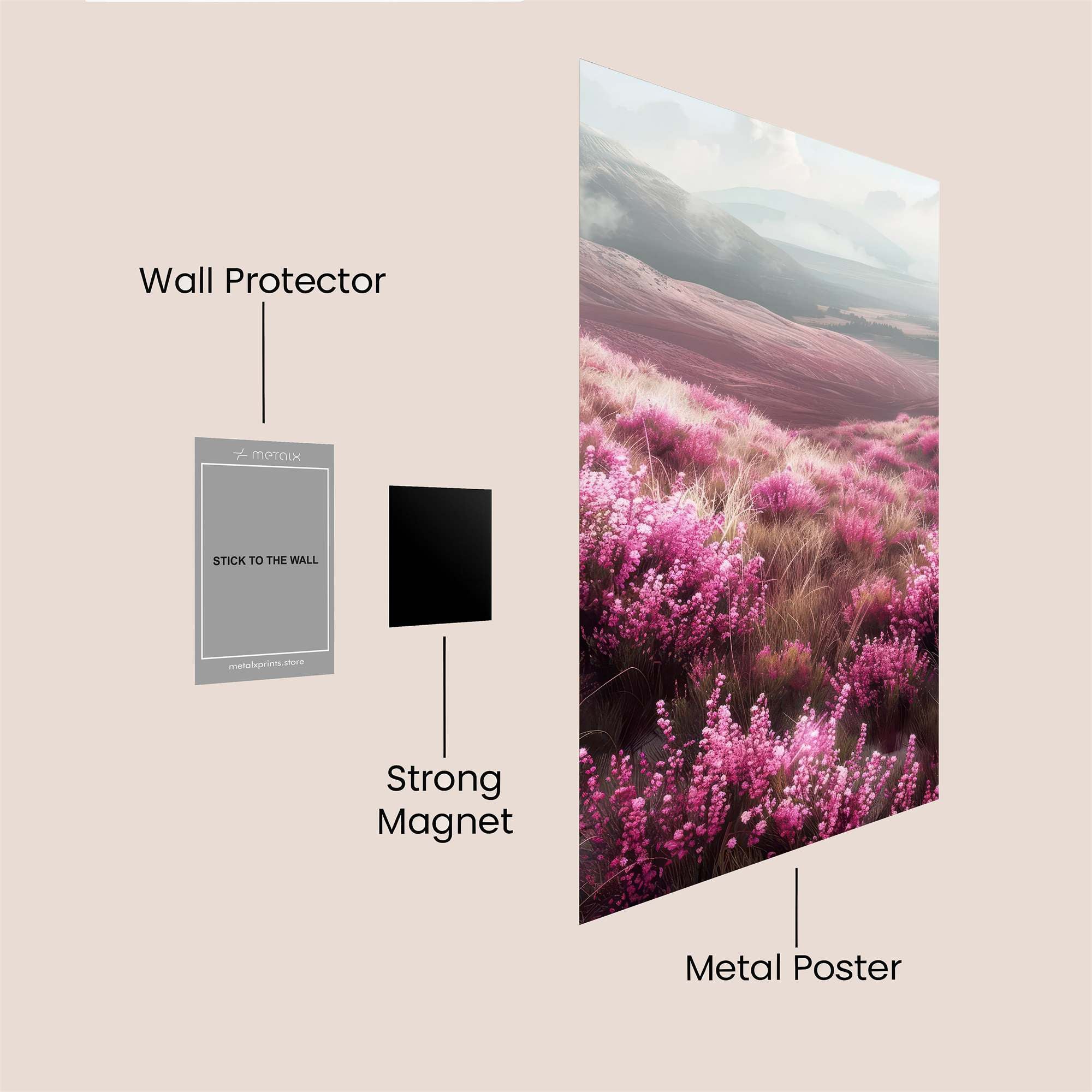 Heathland Dream Safe Wall Magnetic / M