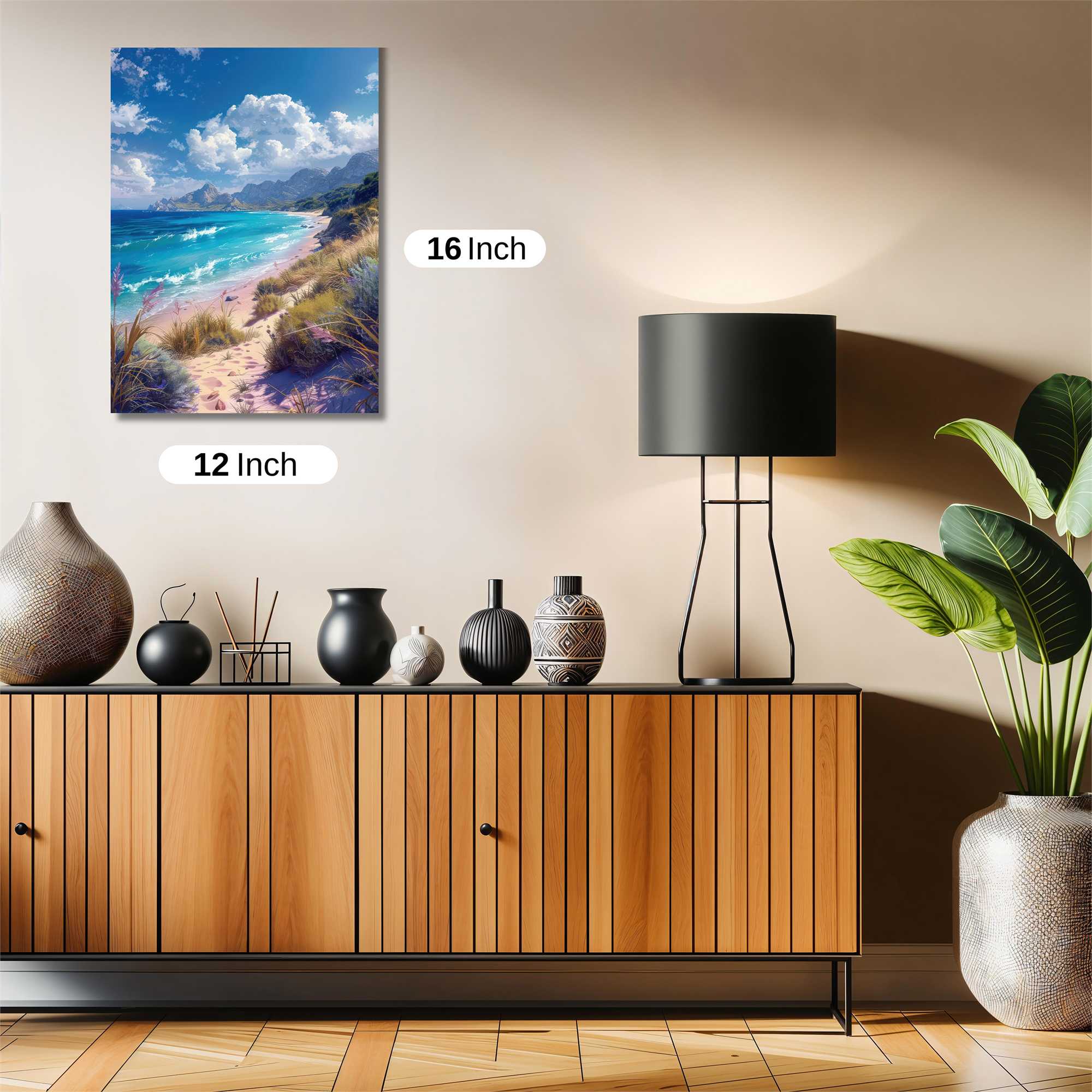 Beach Serenity Safe Wall Magnetic / M