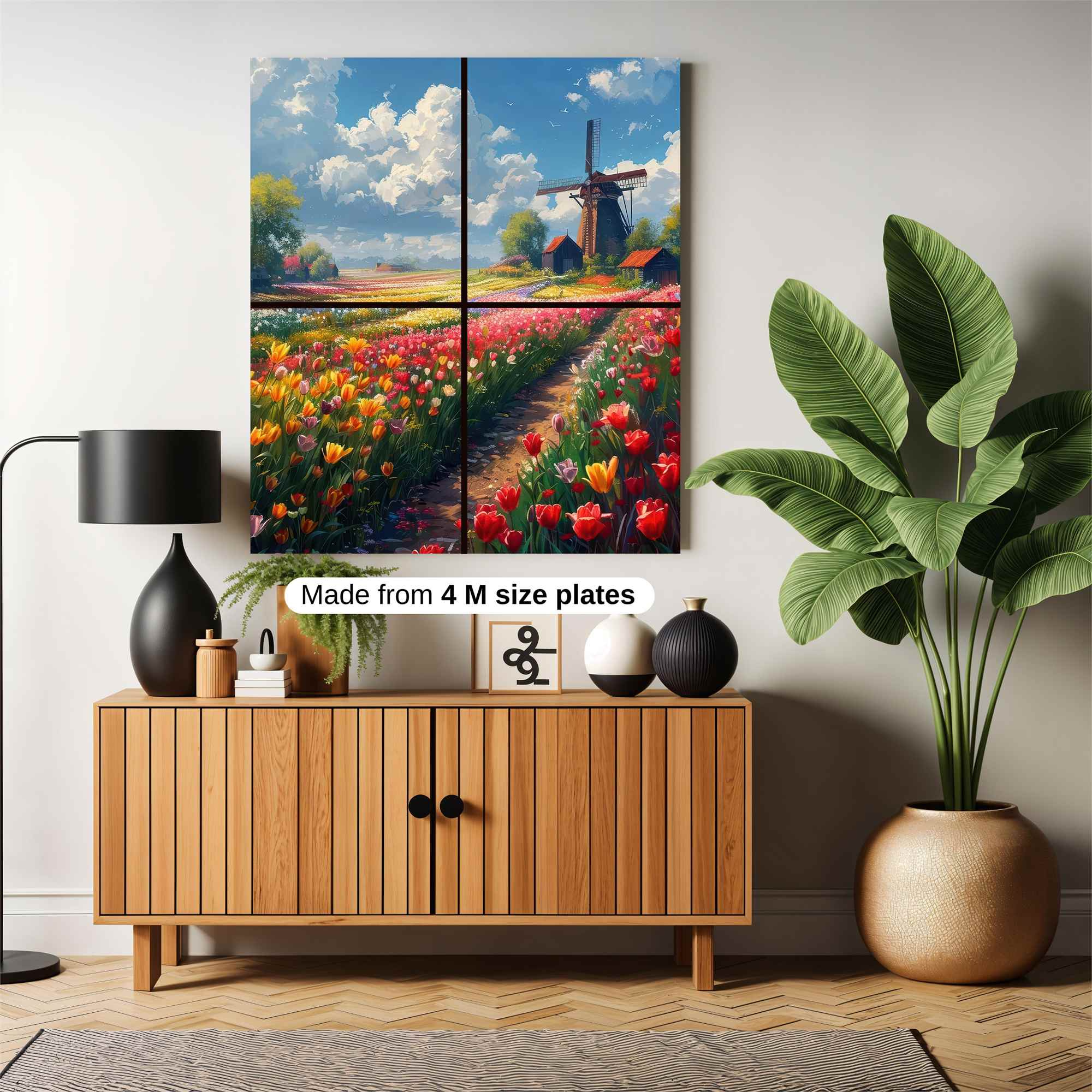 Tulip Tranquility Safe Wall Magnetic / M
