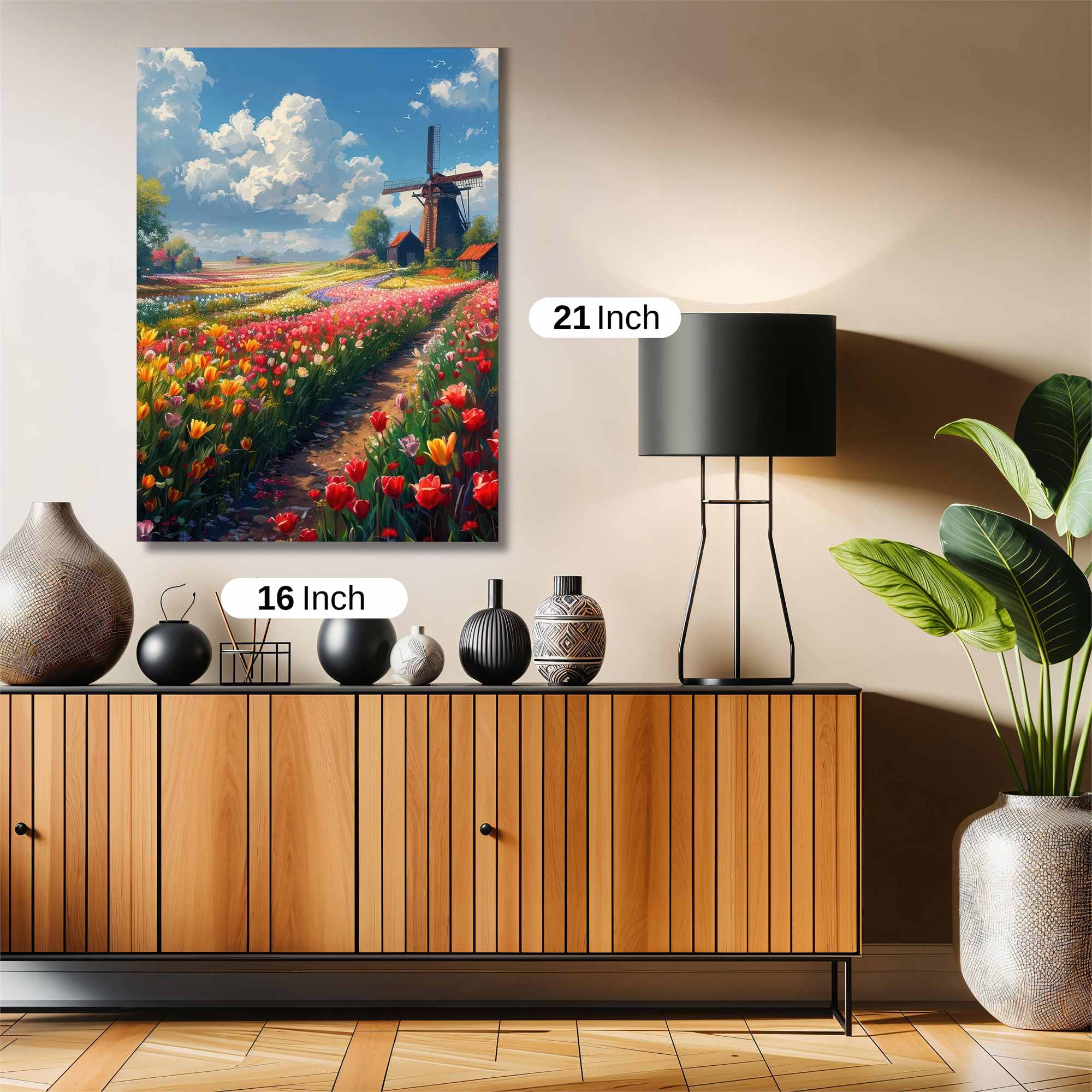 Tulip Tranquility Safe Wall Magnetic / M
