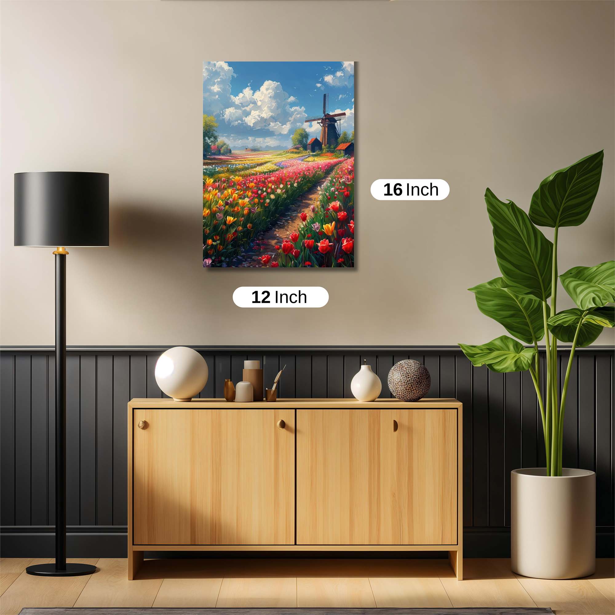 Tulip Tranquility Safe Wall Magnetic / M