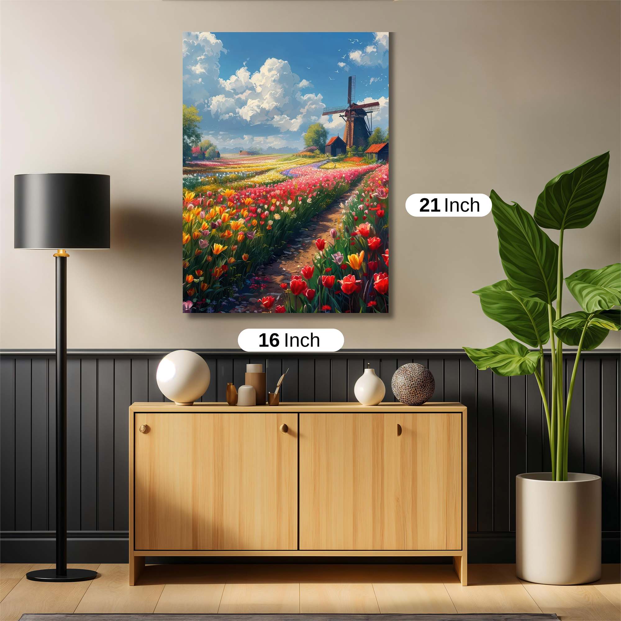 Tulip Tranquility Safe Wall Magnetic / M