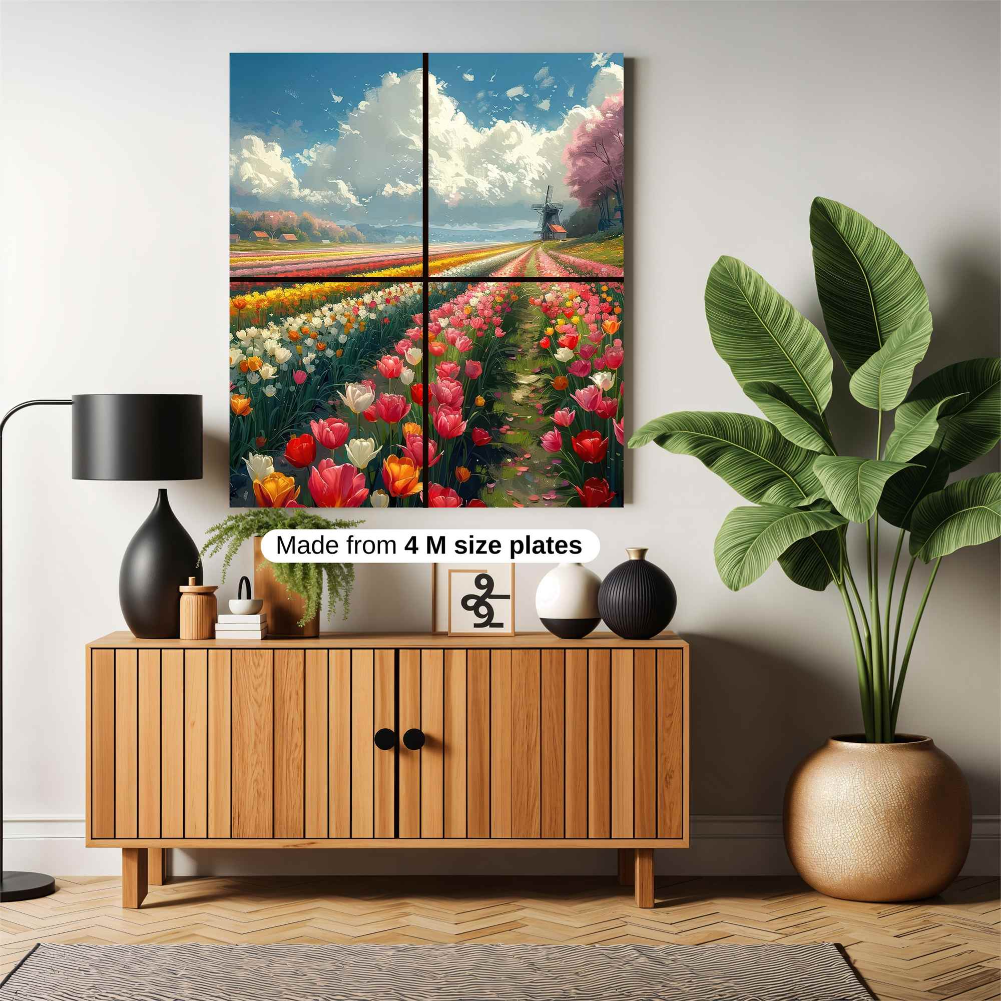Tulip Tranquility Safe Wall Magnetic / M