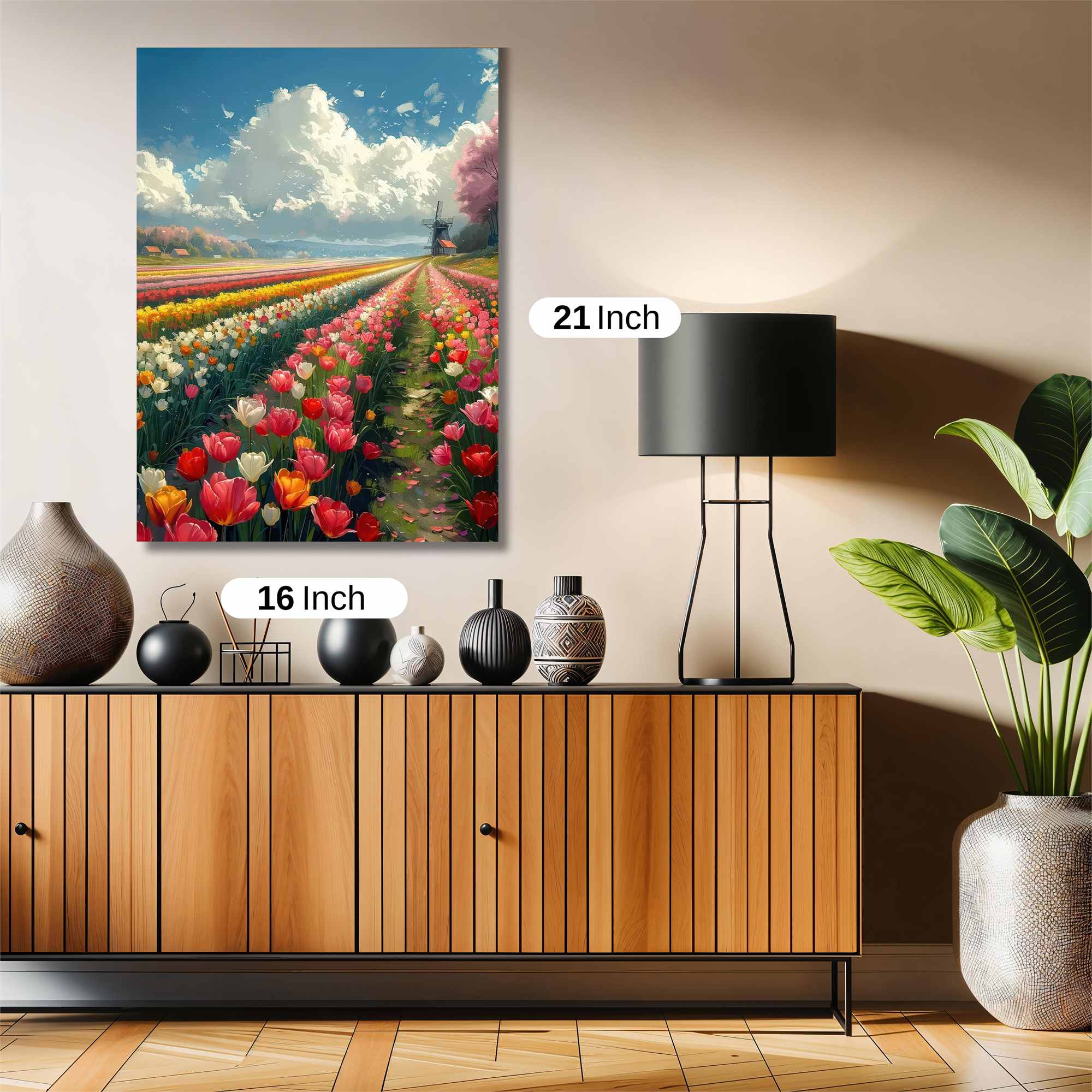 Tulip Tranquility Safe Wall Magnetic / M