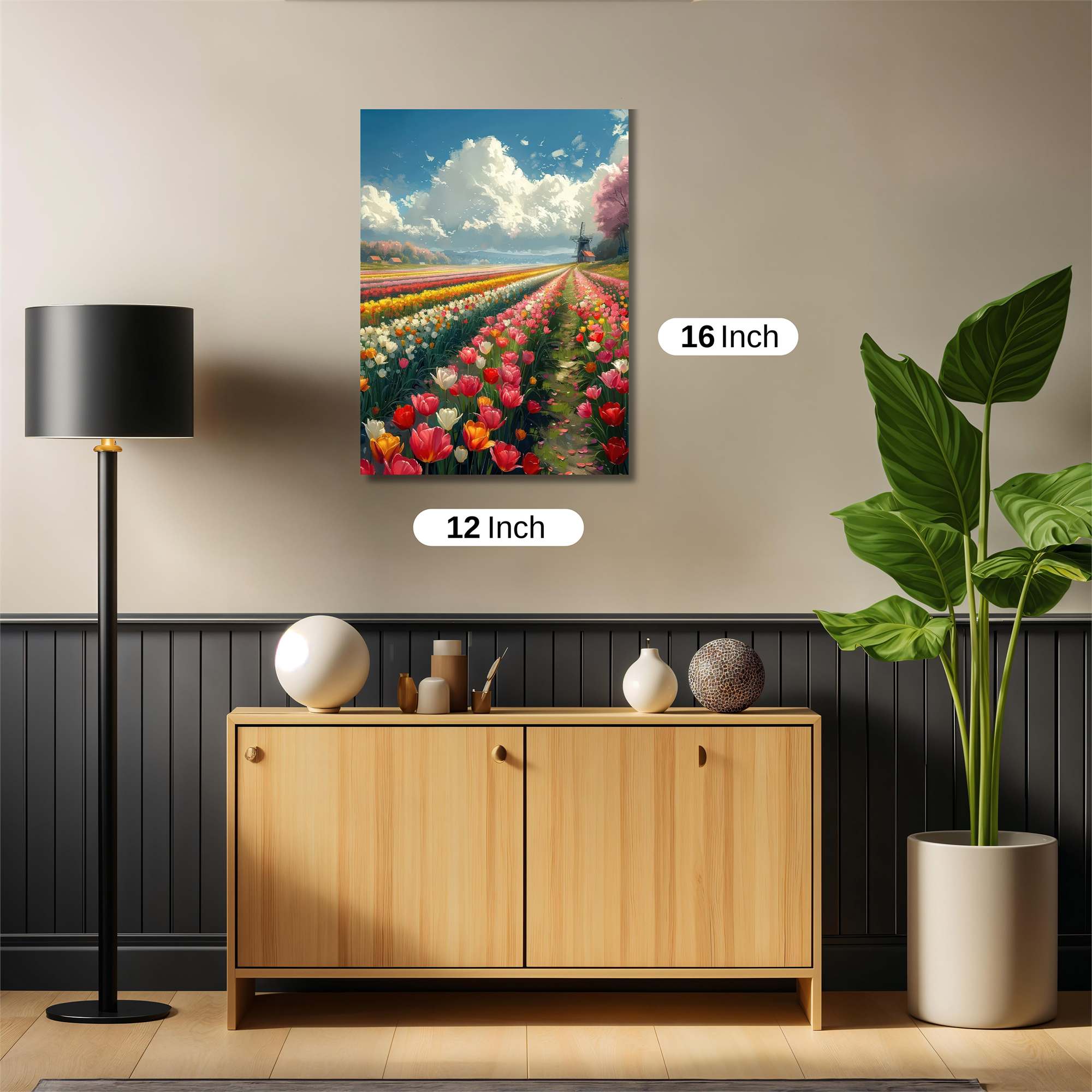 Tulip Tranquility Safe Wall Magnetic / M