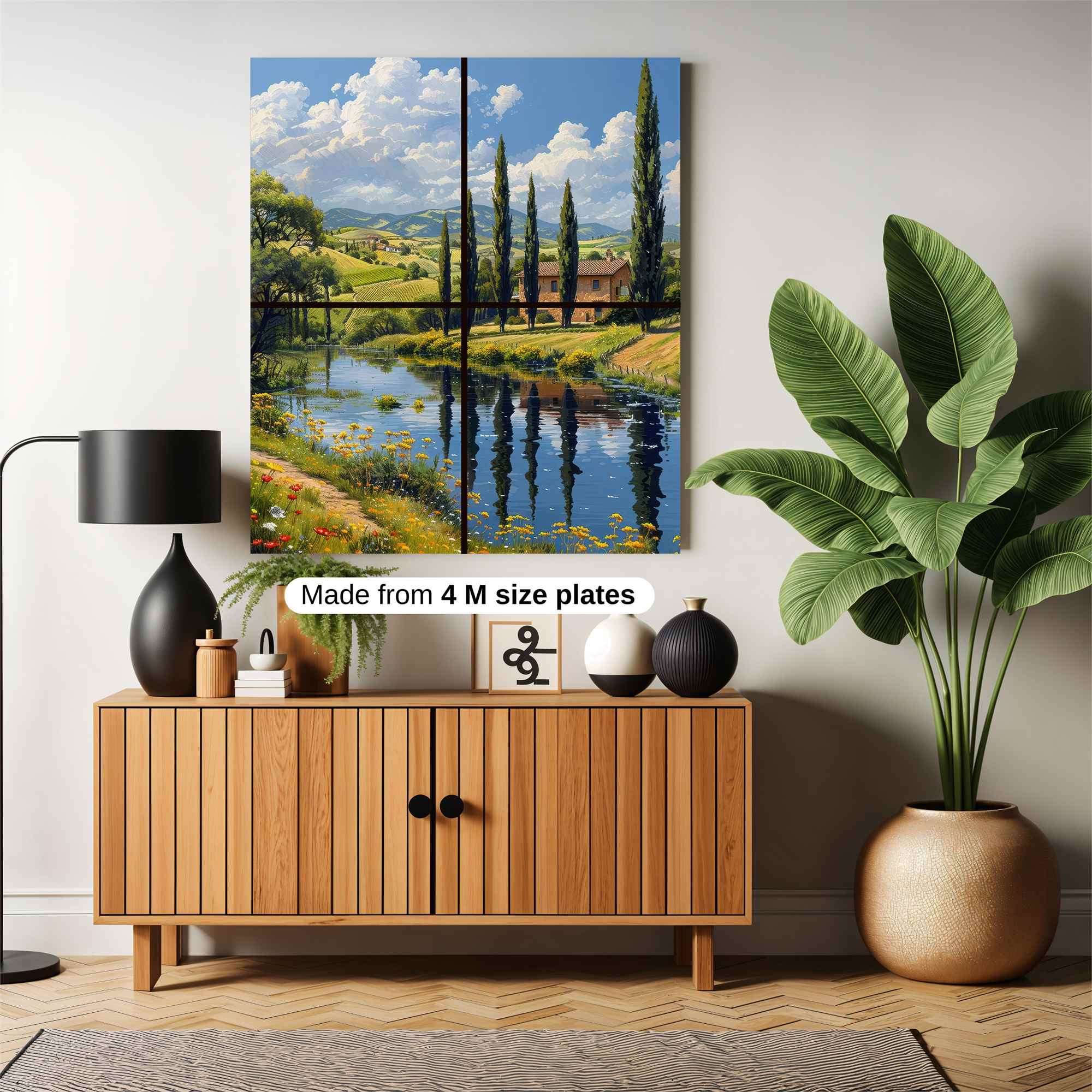 Tuscan Tranquility Safe Wall Magnetic / M