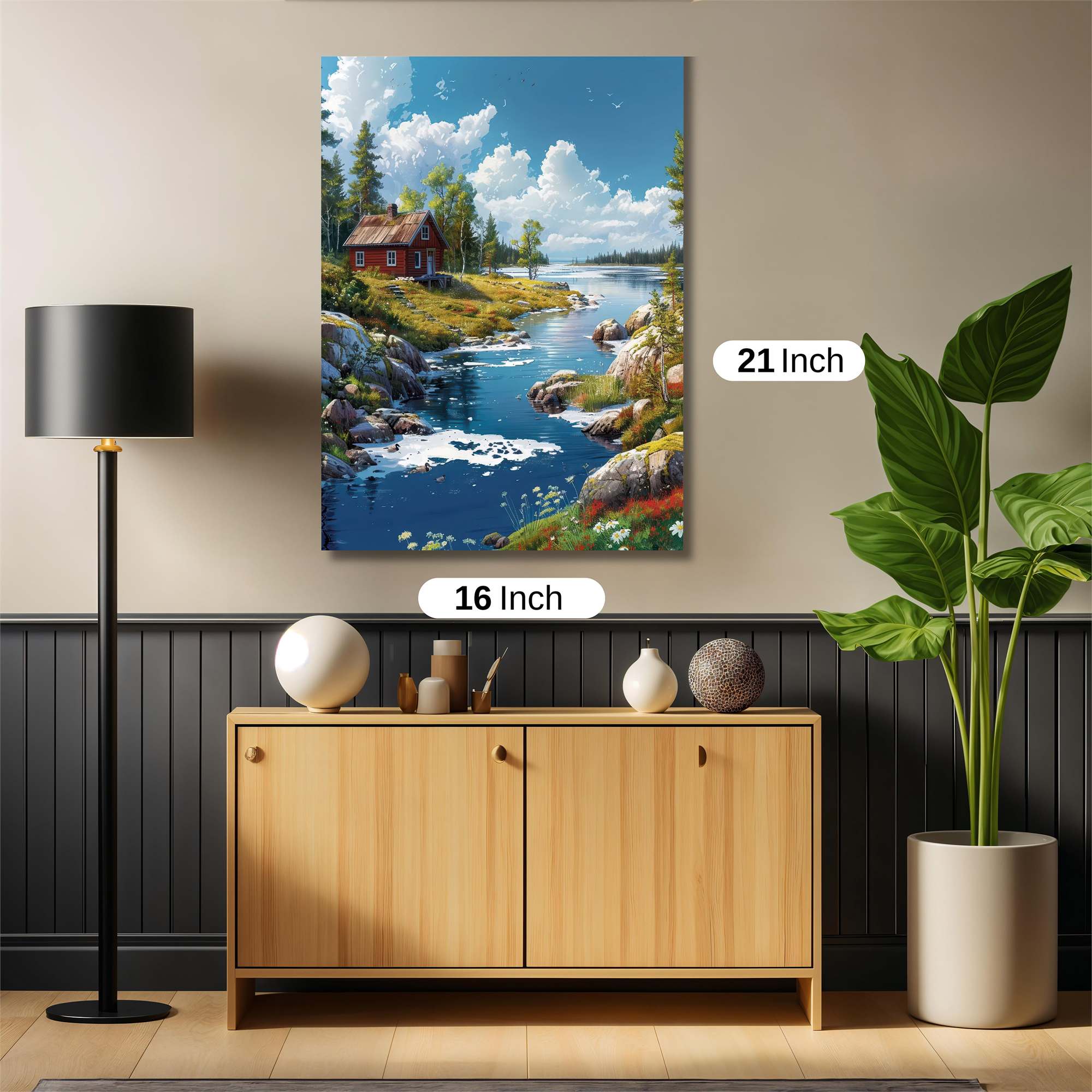 Cabin Serenity Safe Wall Magnetic / M