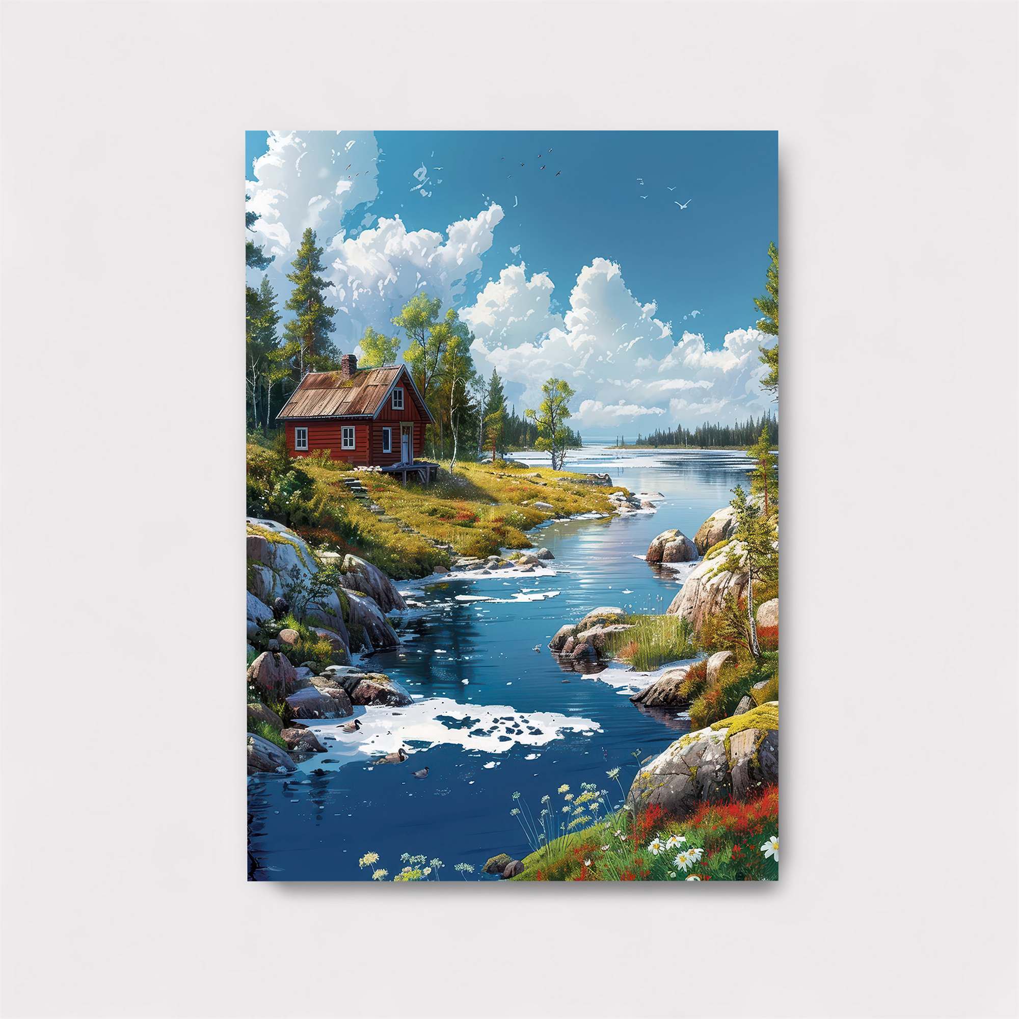 Cabin Serenity Safe Wall Magnetic / M