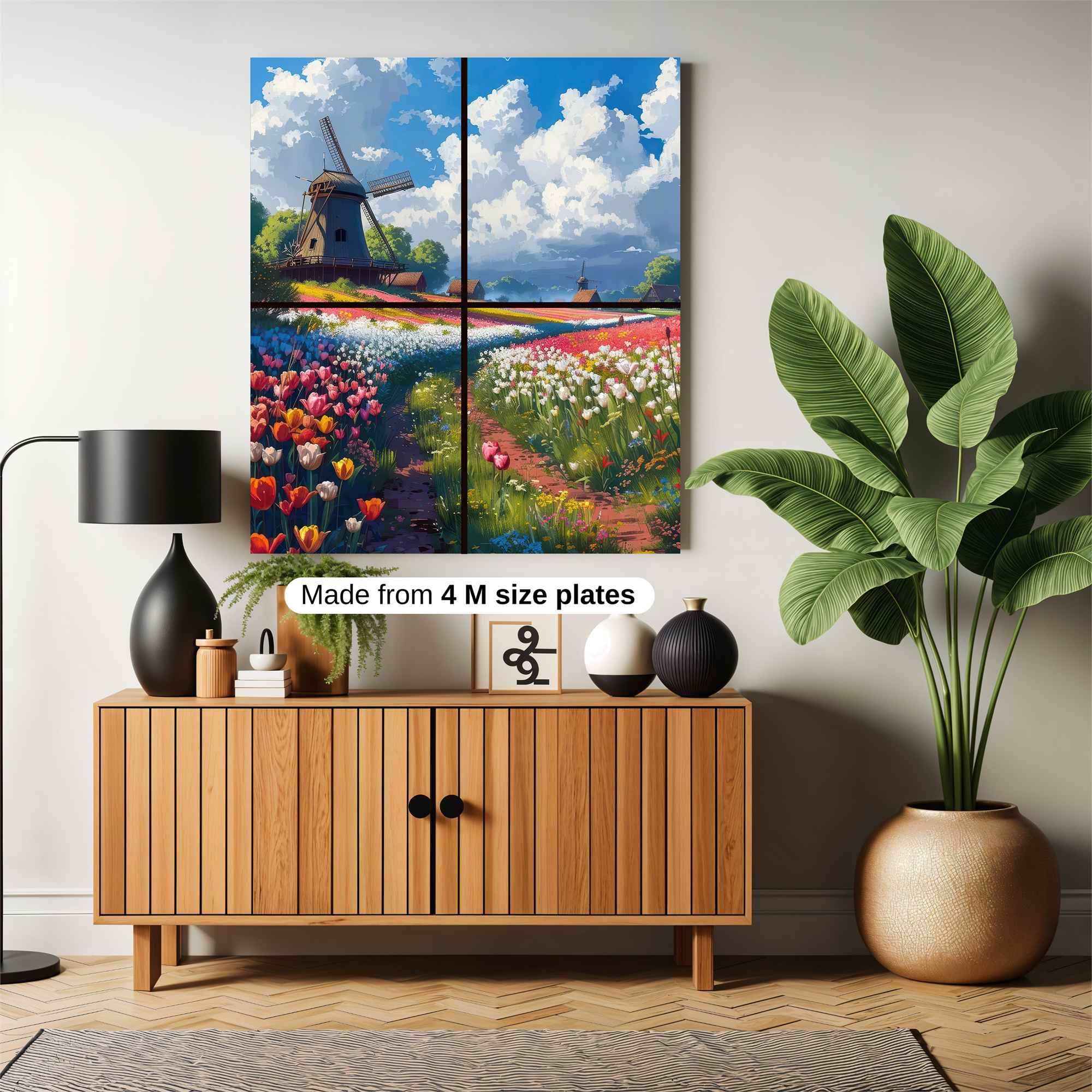 Windmill Whimsy Safe Wall Magnetic / M
