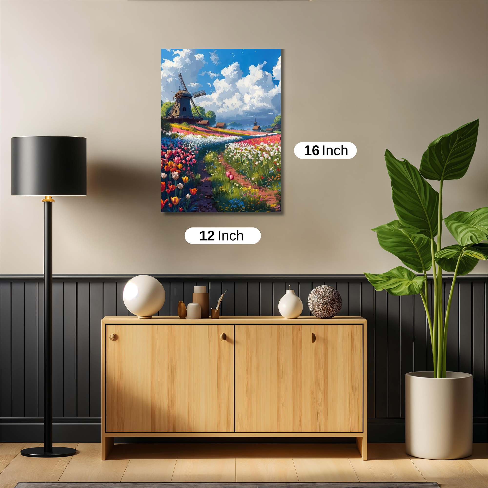 Windmill Whimsy Safe Wall Magnetic / M
