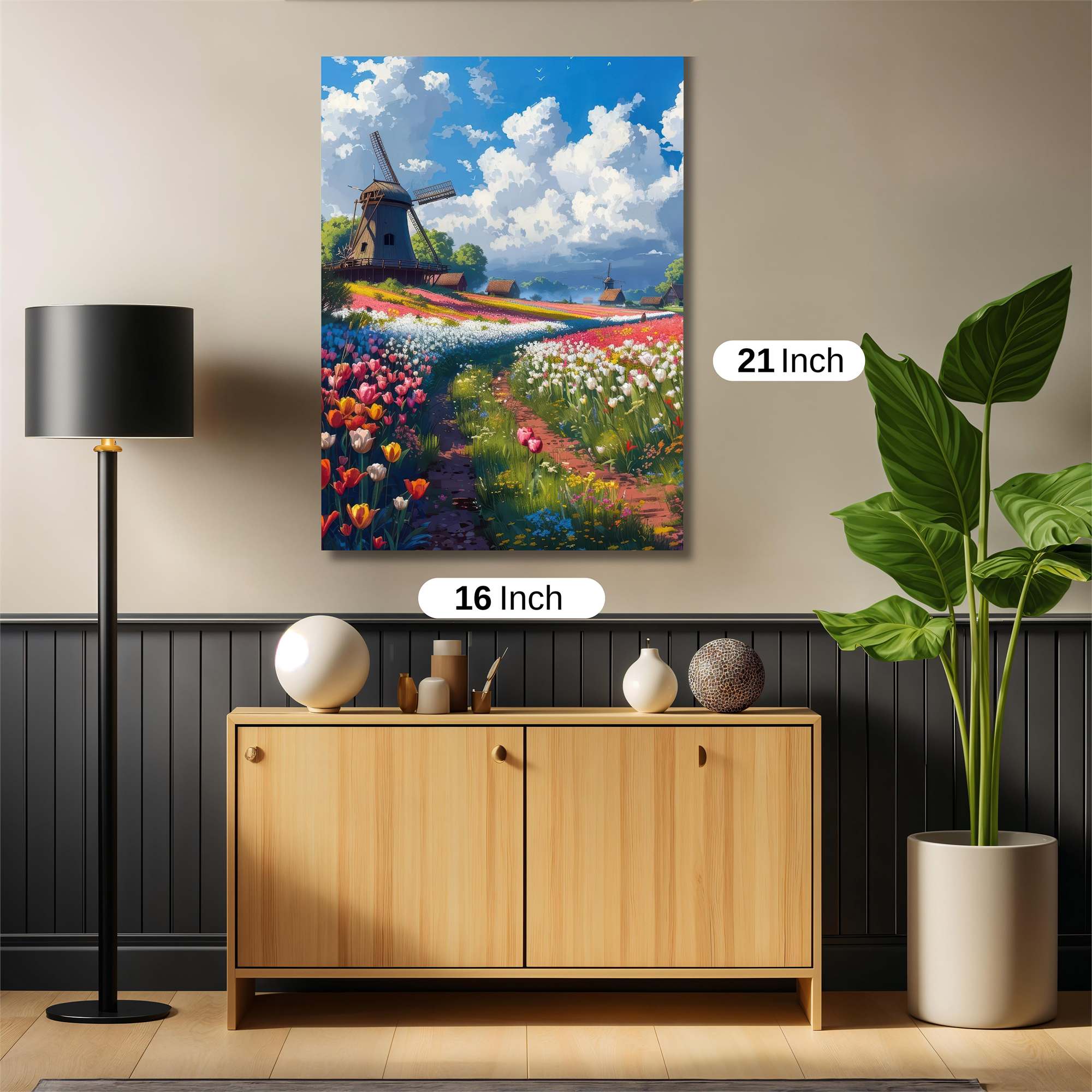 Windmill Whimsy Safe Wall Magnetic / M