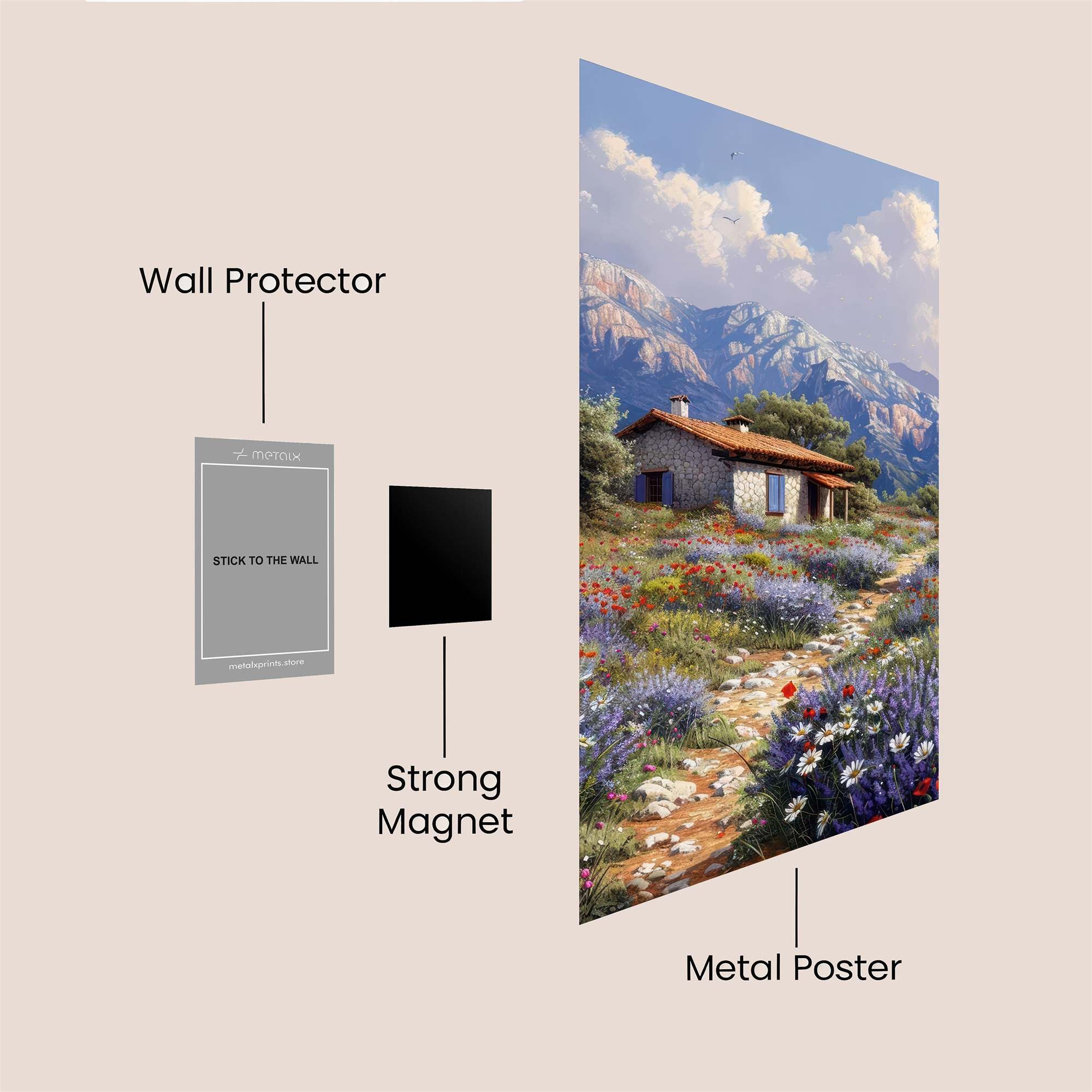 Mountain Serenity Safe Wall Magnetic / M