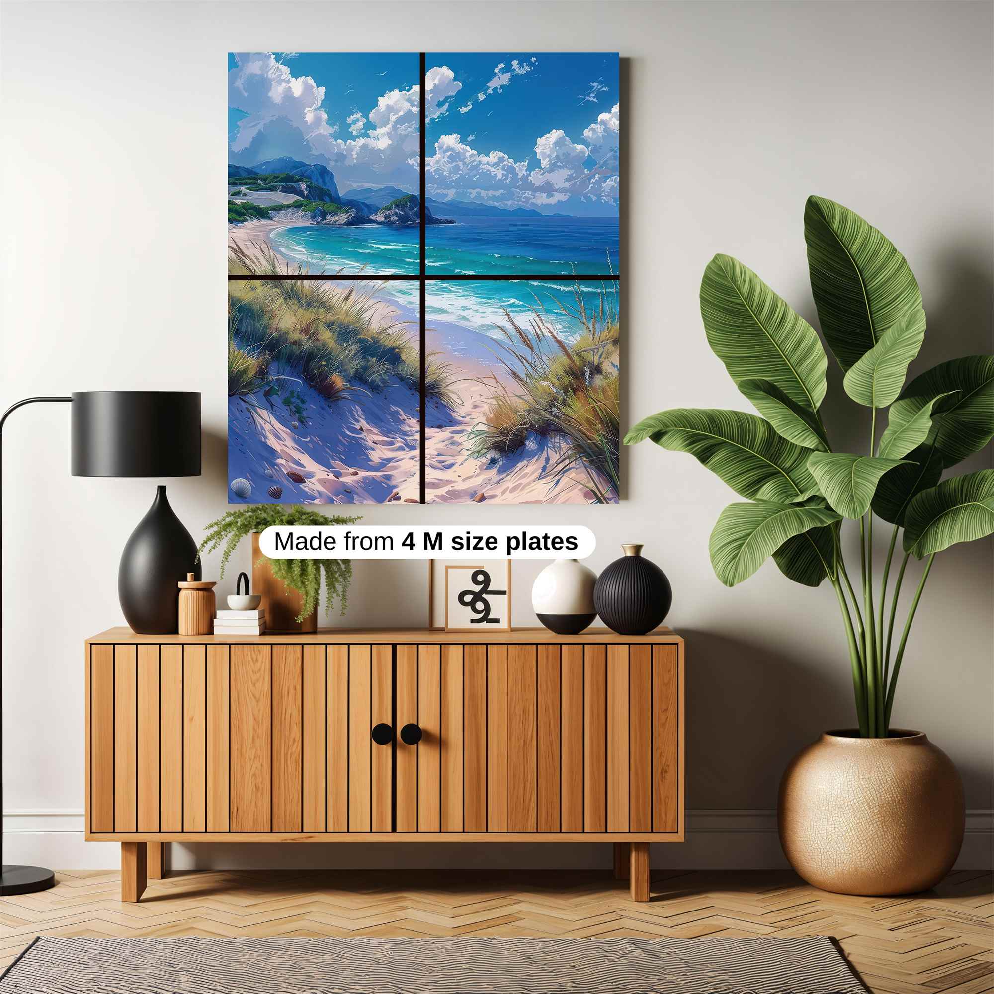 Beach Serenity Safe Wall Magnetic / M