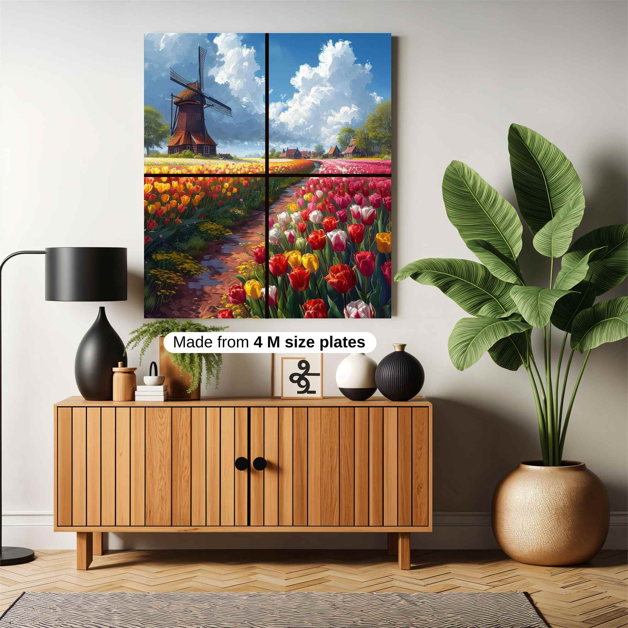 Tulip Tranquility Safe Wall Magnetic / M