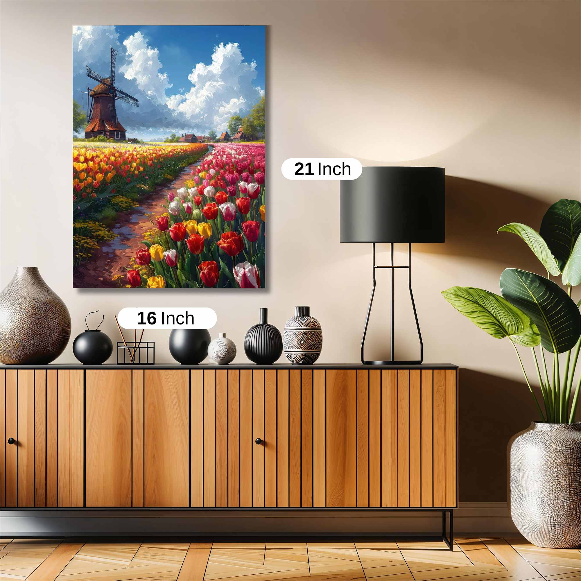 Tulip Tranquility Safe Wall Magnetic / M