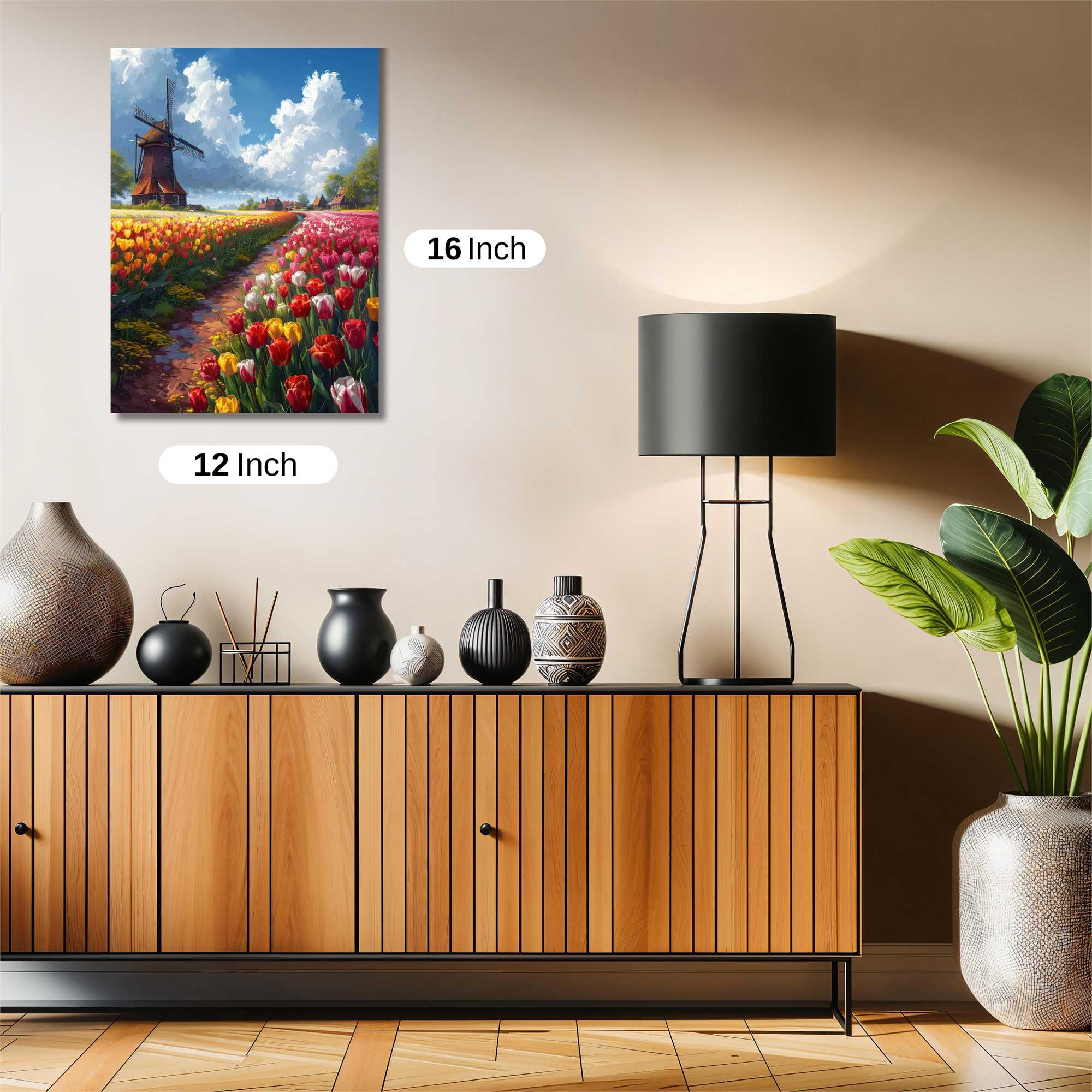 Tulip Tranquility Safe Wall Magnetic / M