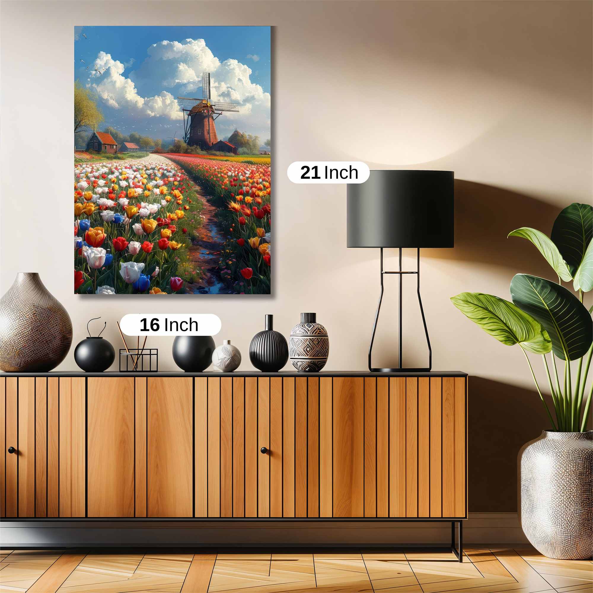 Tulip Tranquility Safe Wall Magnetic / M