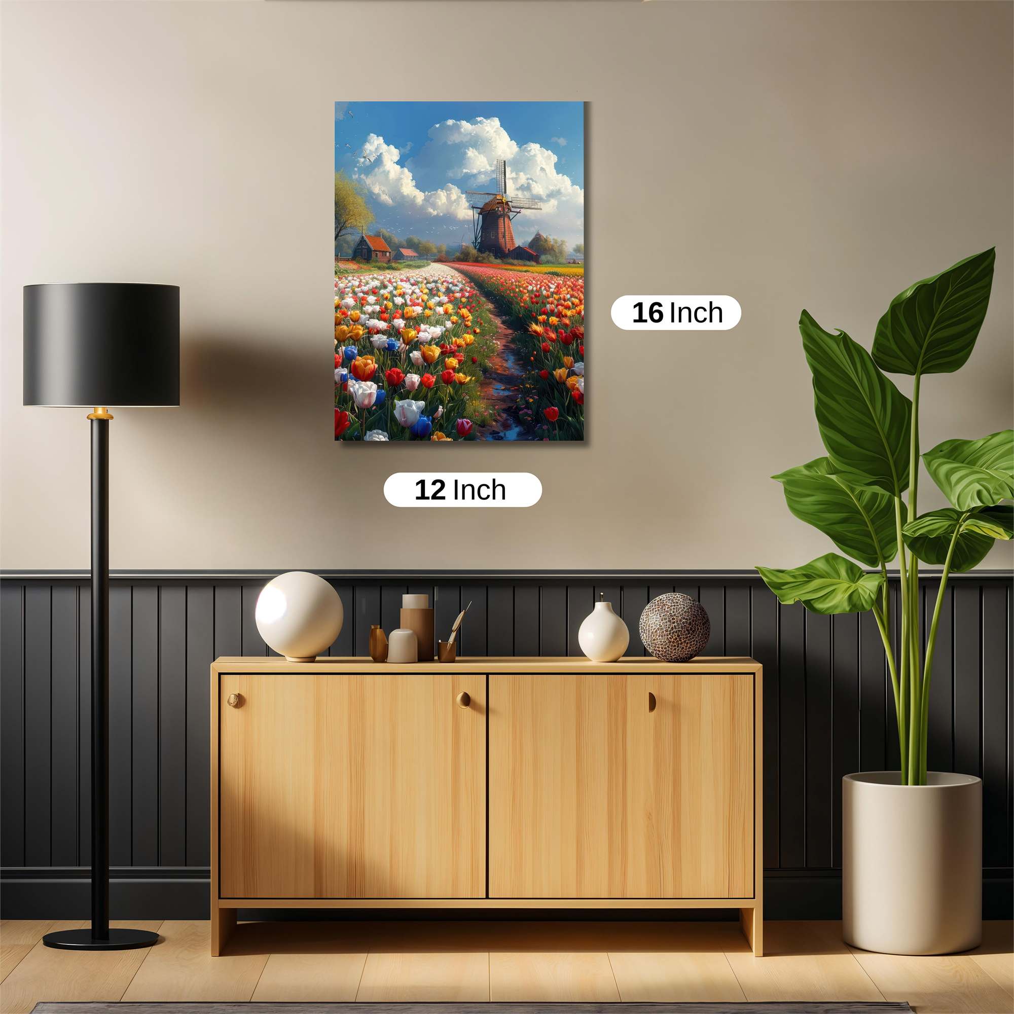Tulip Tranquility Safe Wall Magnetic / M