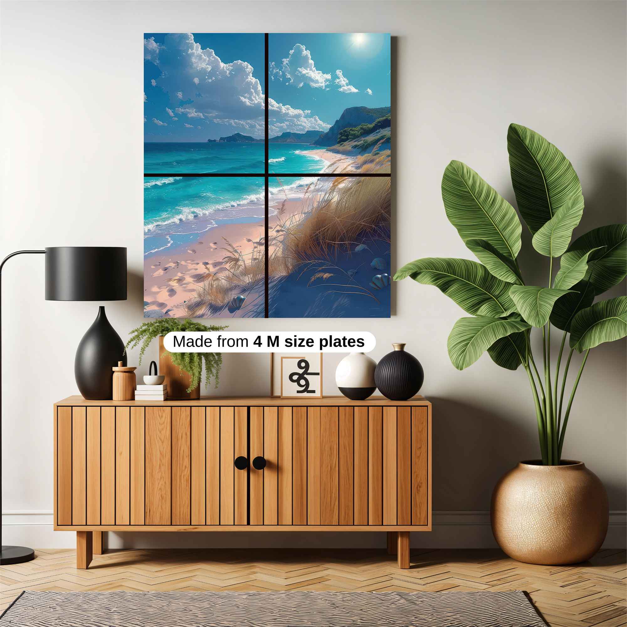 Beach Serenity Safe Wall Magnetic / M