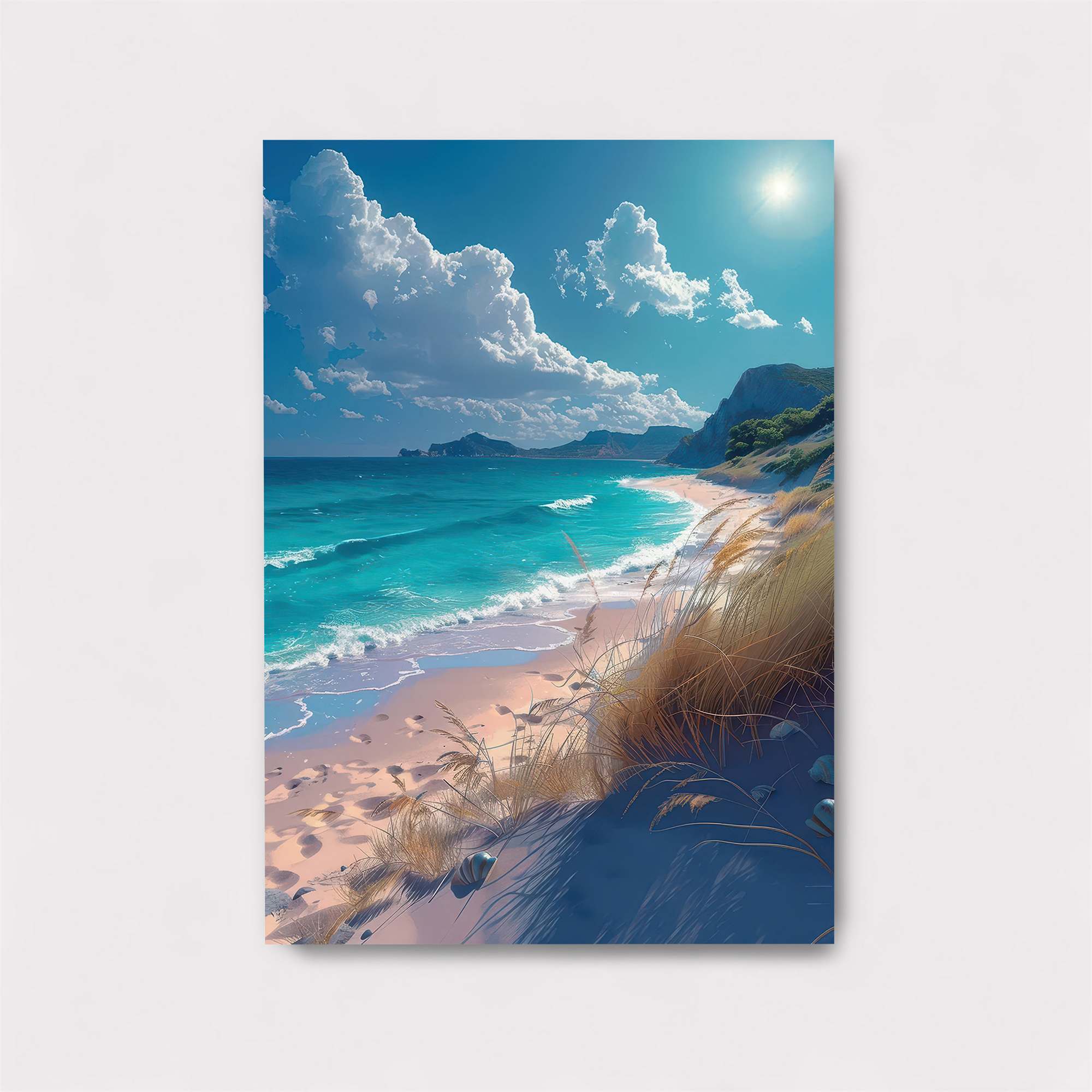 Beach Serenity Safe Wall Magnetic / M