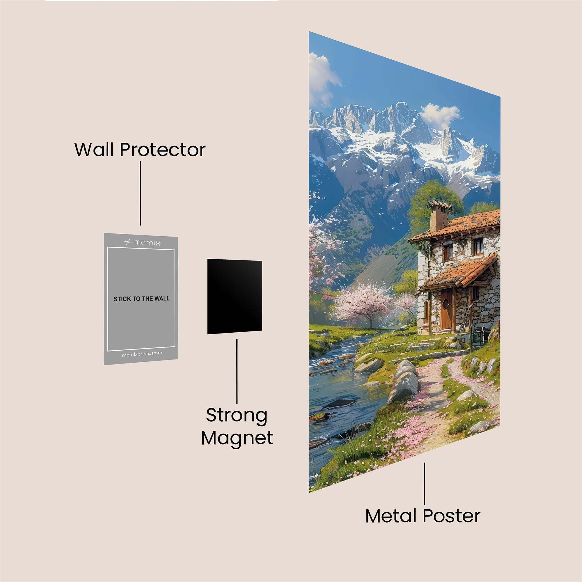 Alpine Serenity Safe Wall Magnetic / M