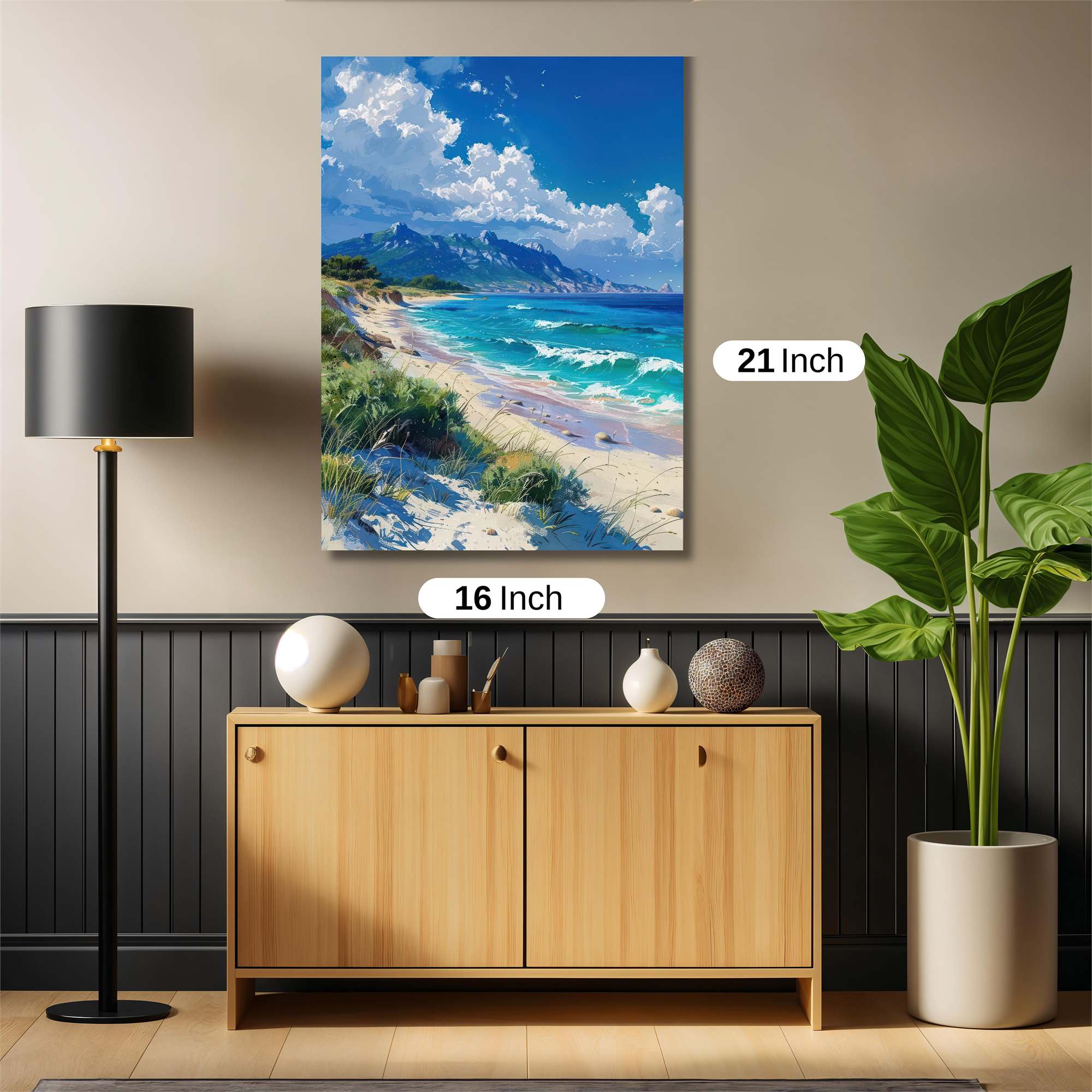 Beach Bliss Safe Wall Magnetic / M