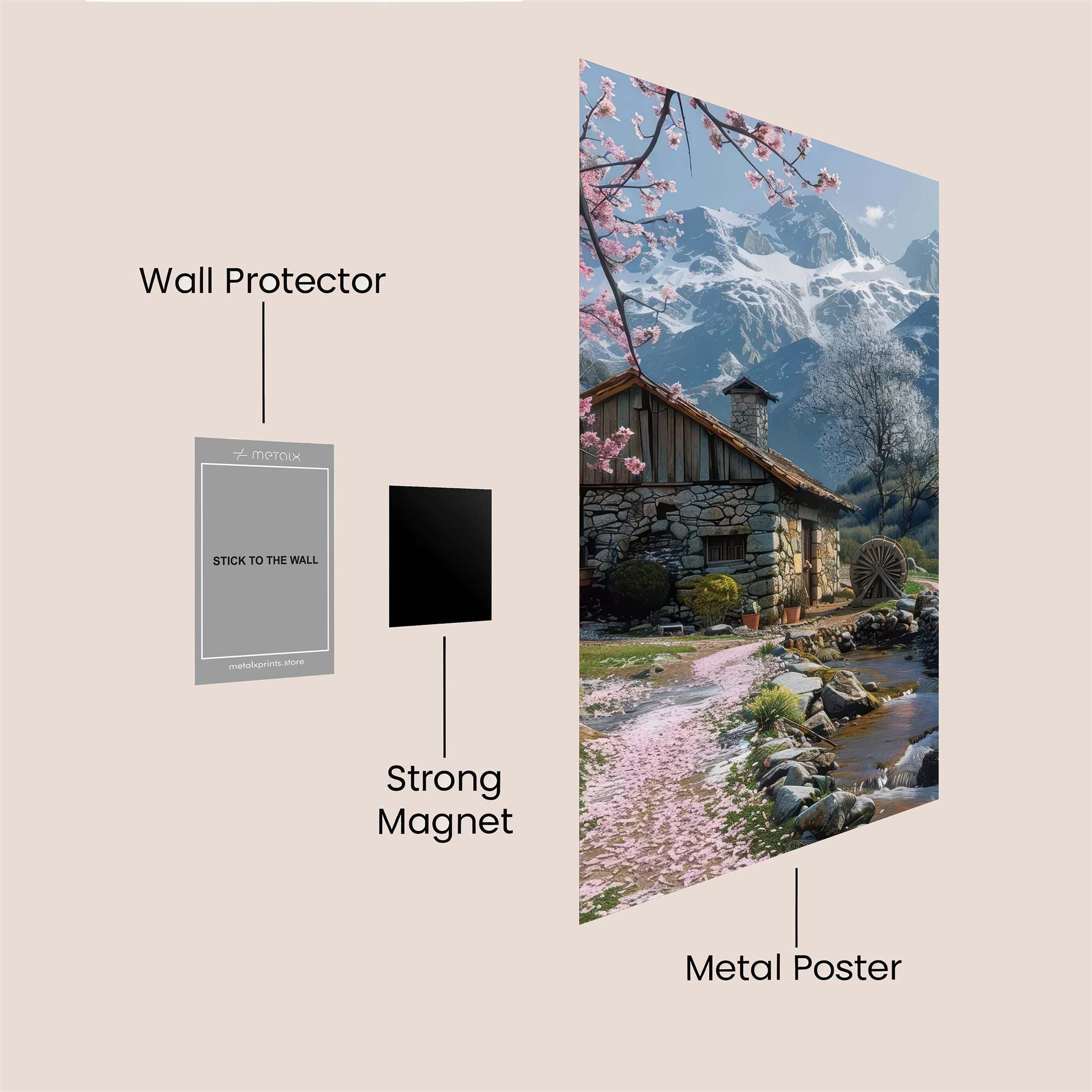Alpine Serenity Safe Wall Magnetic / M